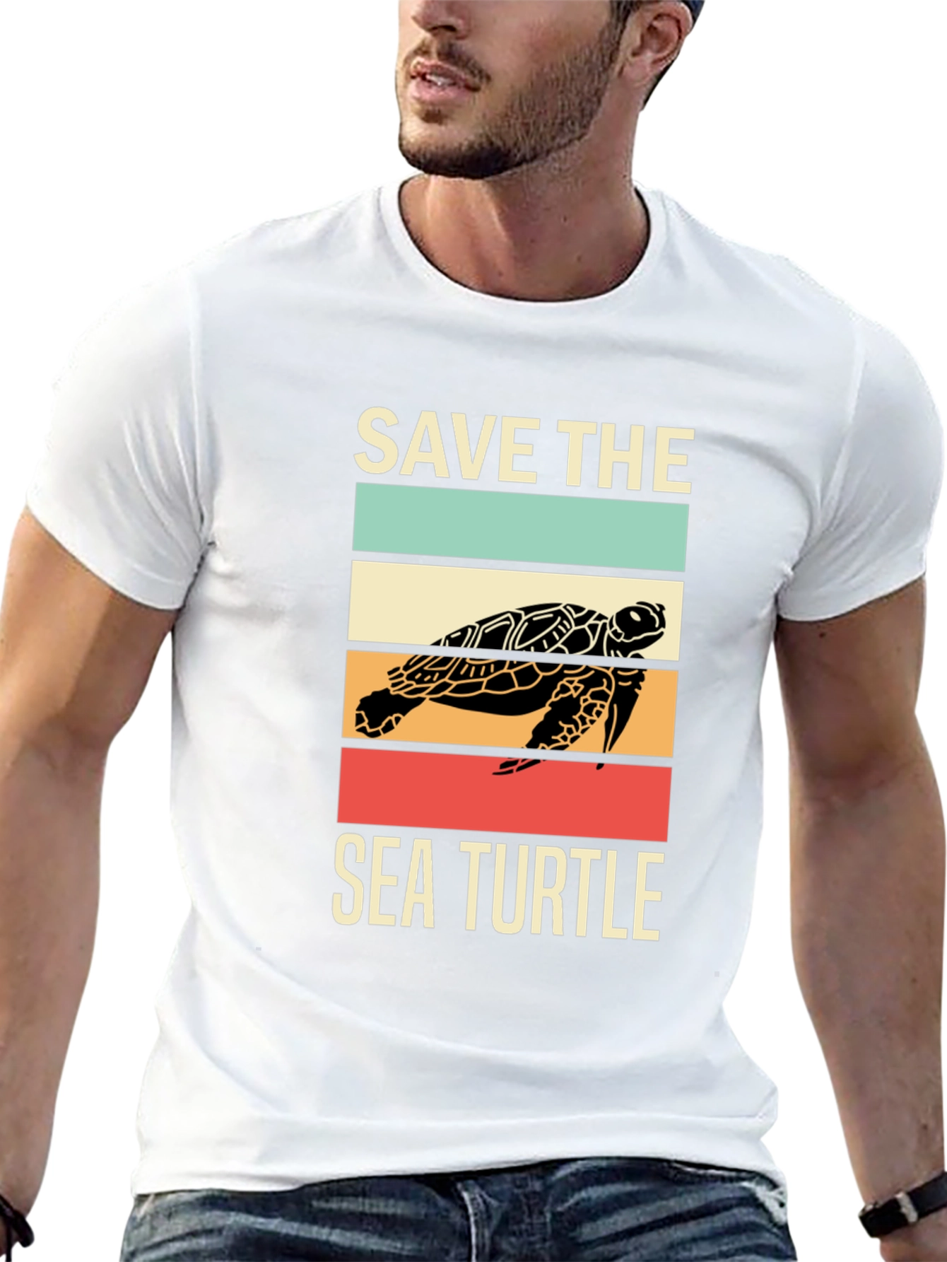 Save the Sea Turtle Graphic Tee