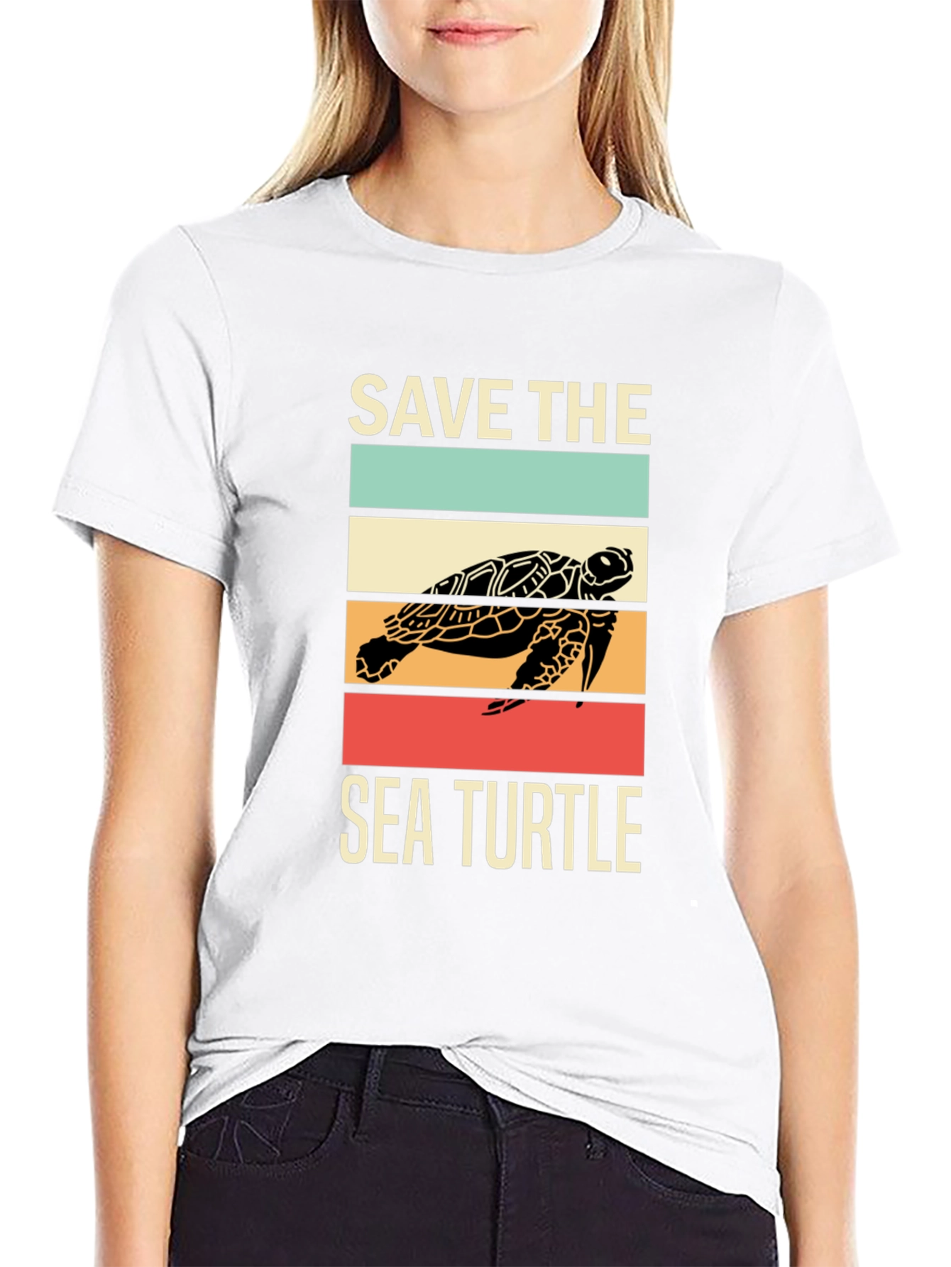 Save the Sea Turtle Graphic Tee