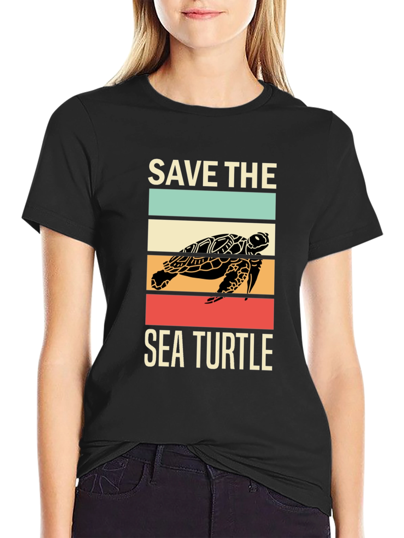 Save the Sea Turtle Graphic Tee