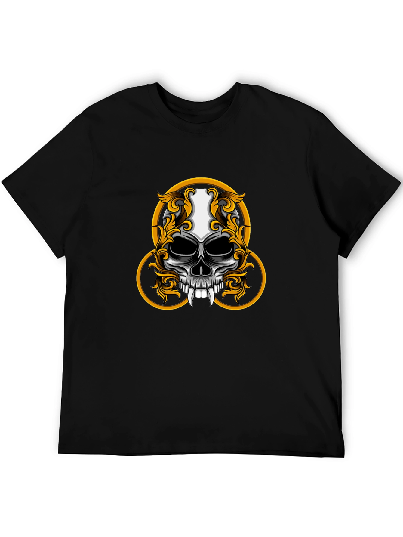 Skull Graphic Tee - Gothic Style Shirt