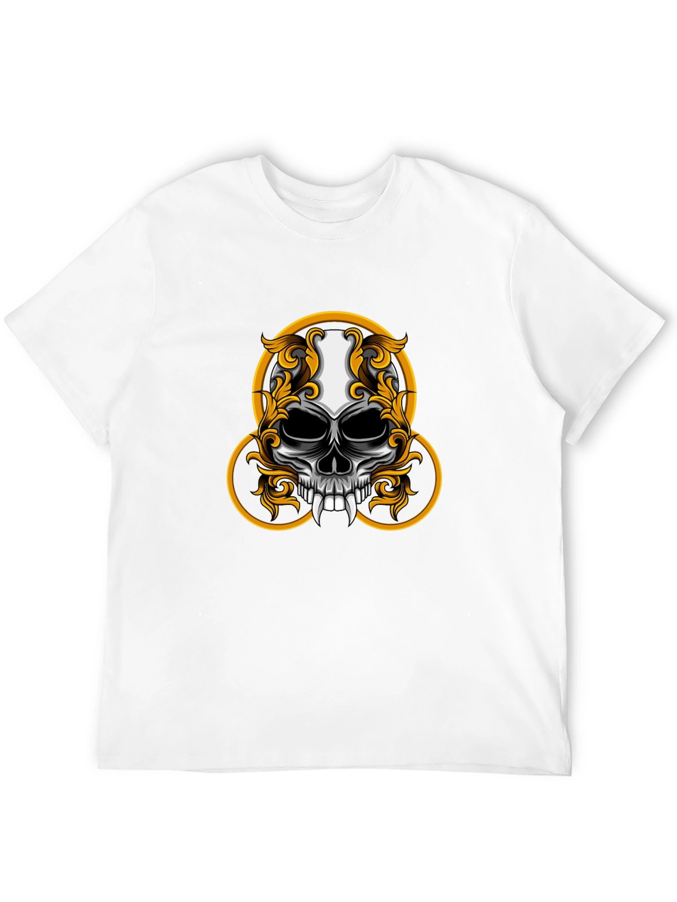 Skull Graphic Tee - Gothic Style Shirt
