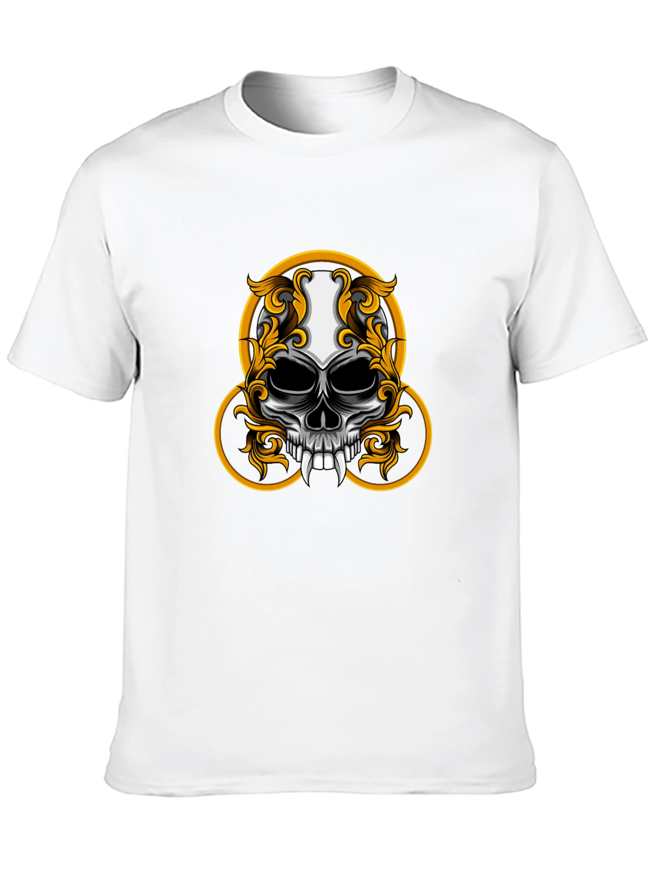 Skull Graphic Tee - Gothic Style Shirt