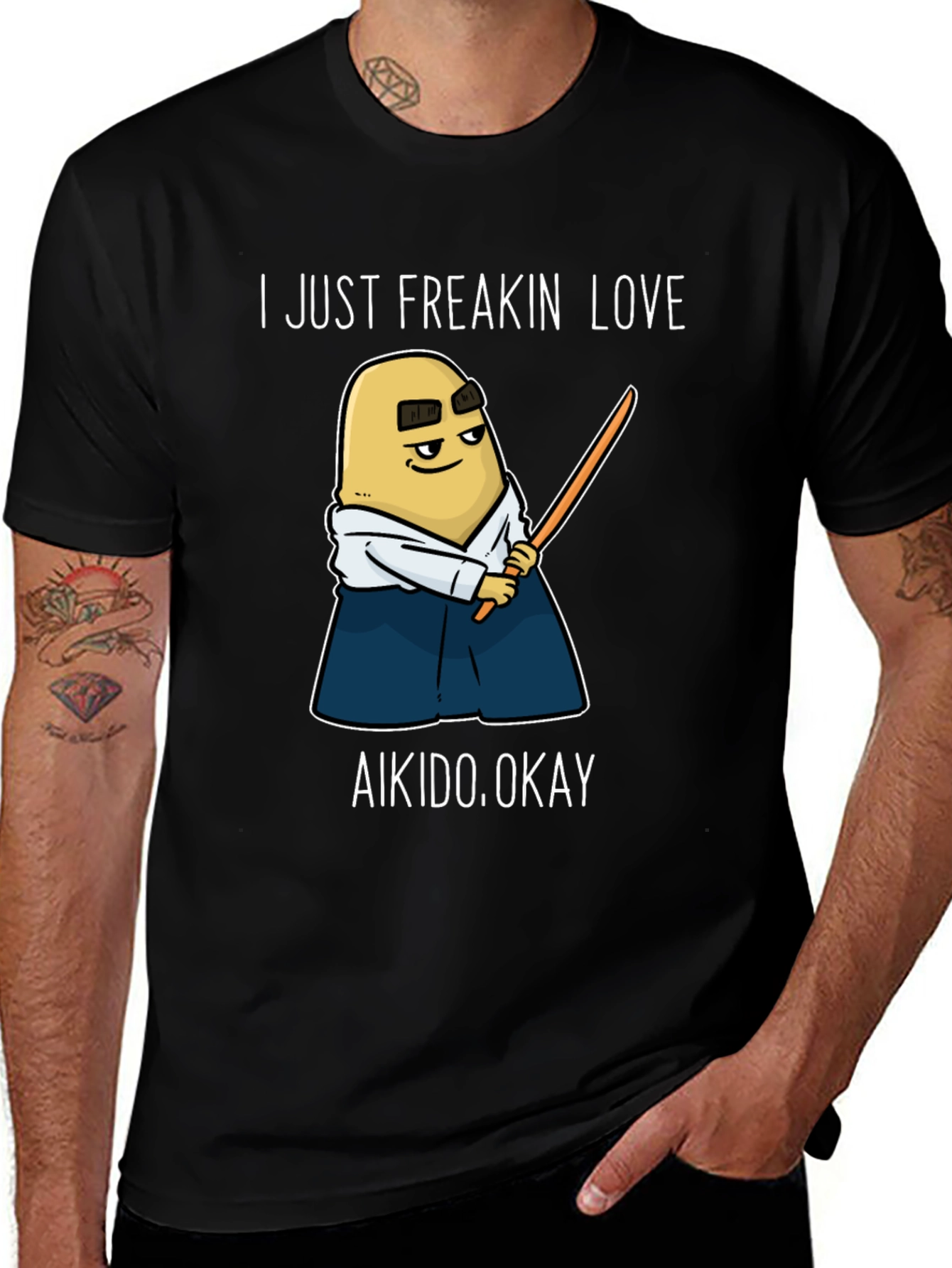 Aikido Potato T-Shirt - I Just Freakin Love Aikido!