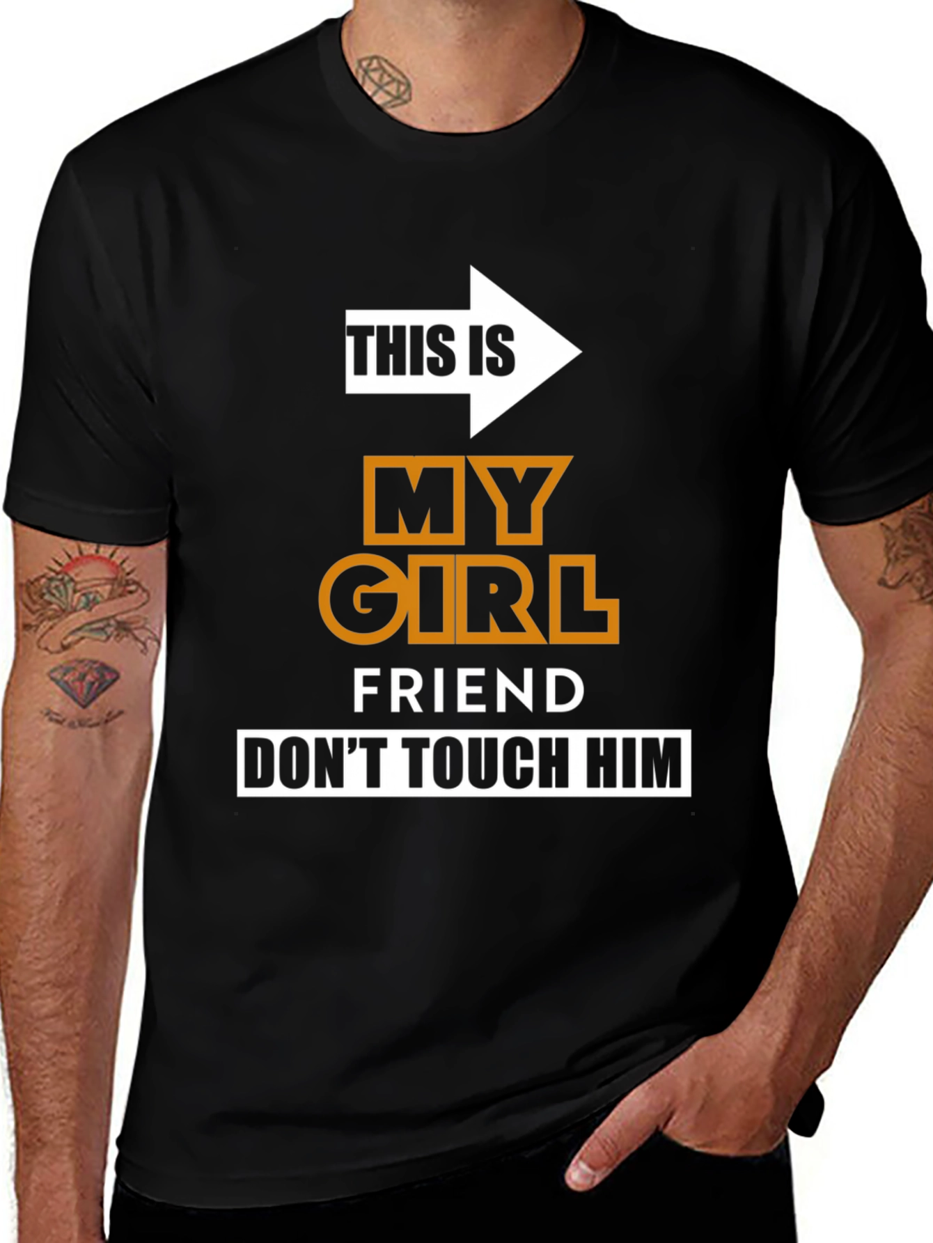Funny My Girlfriend Graphic T-Shirt