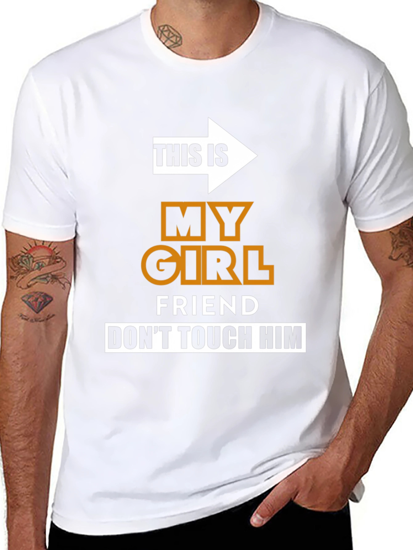 Funny My Girlfriend Graphic T-Shirt