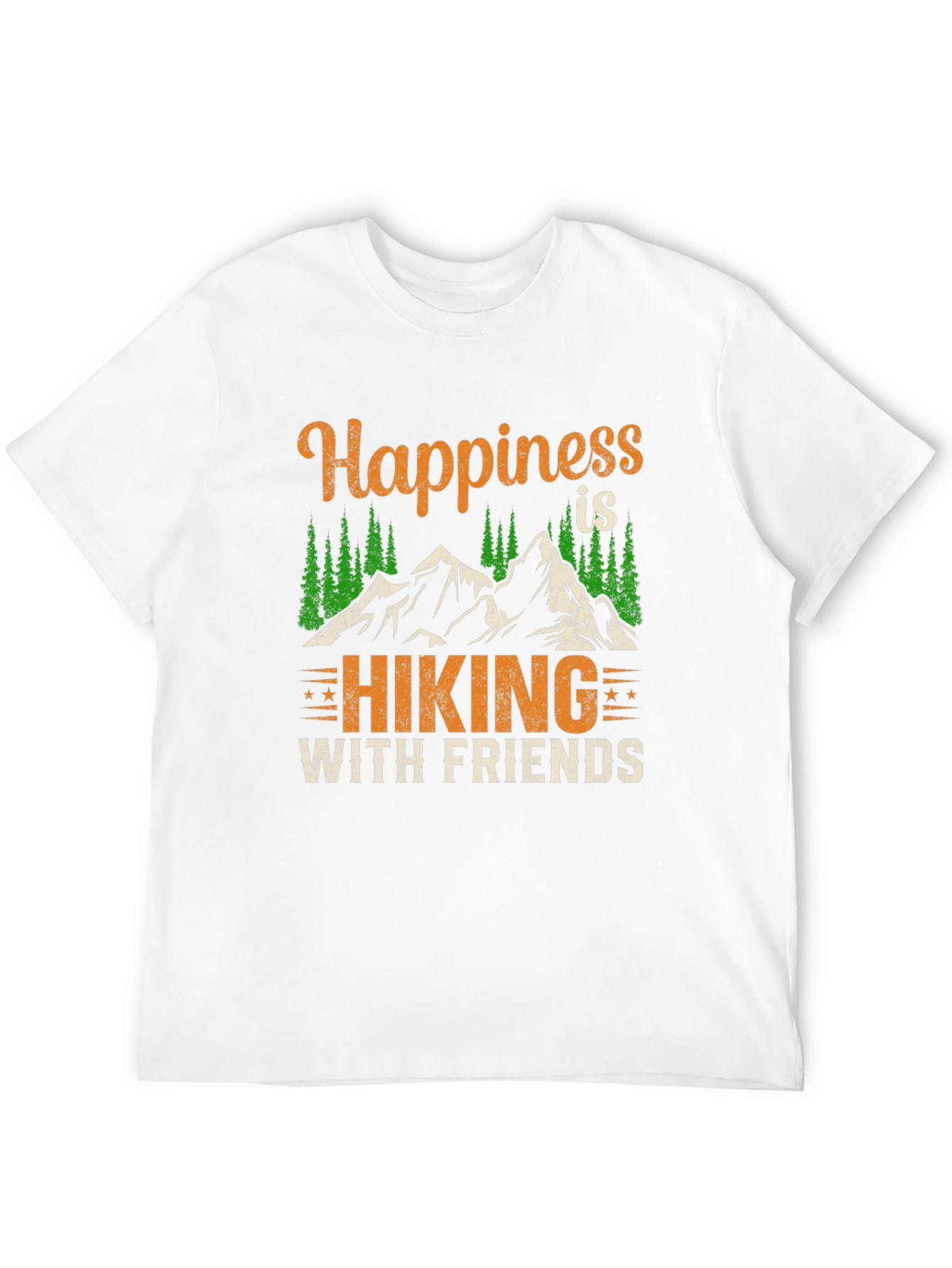 Happiness is Hiking with Friends Graphic Tee
