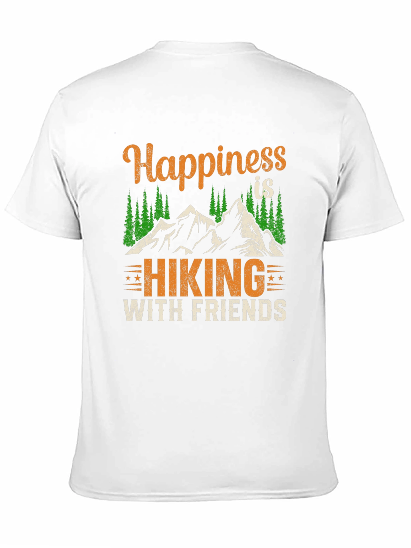 Happiness is Hiking with Friends Graphic Tee