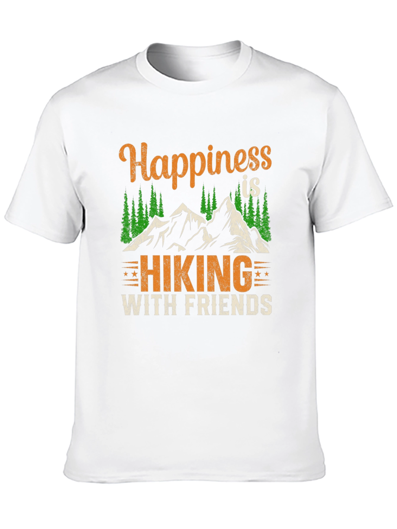 Happiness is Hiking with Friends Graphic Tee