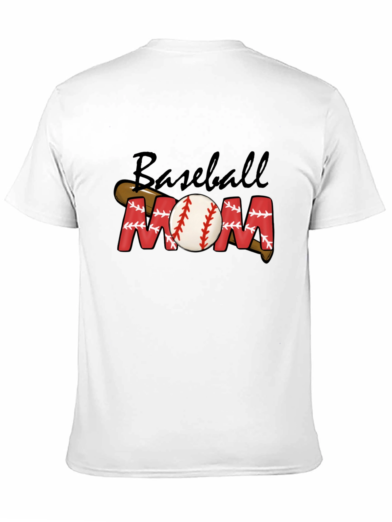 Baseball Mom Black Graphic Tee