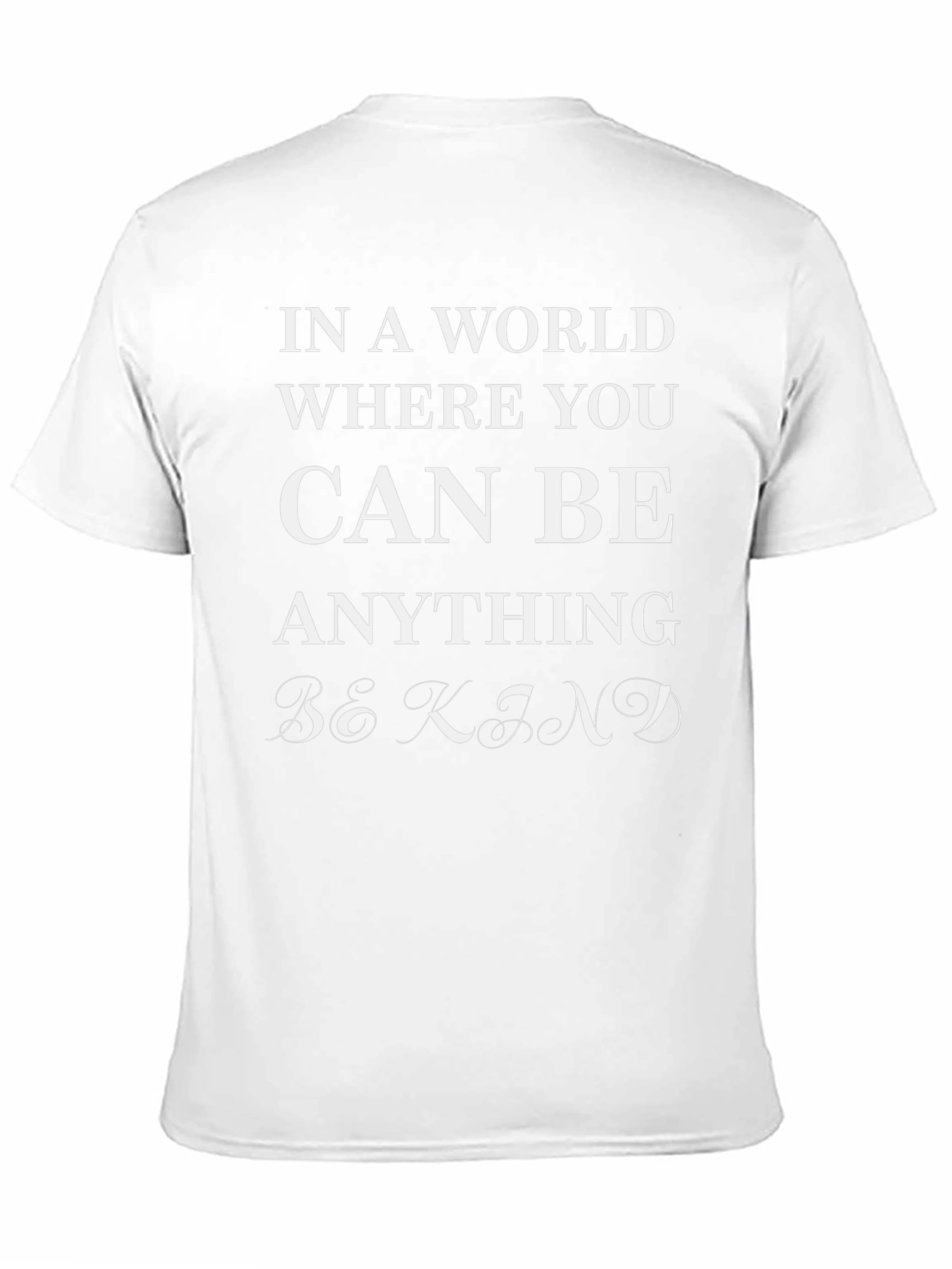 Be Kind T-Shirt - Black Inspirational Tee