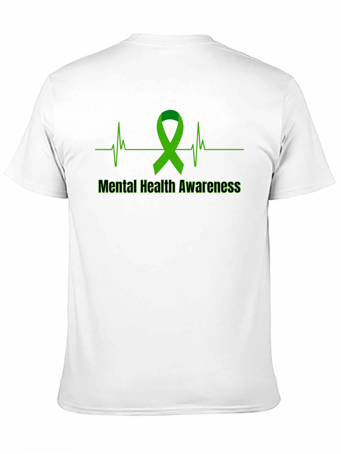 Mental Health Awareness Ribbon Graphic T-Shirt