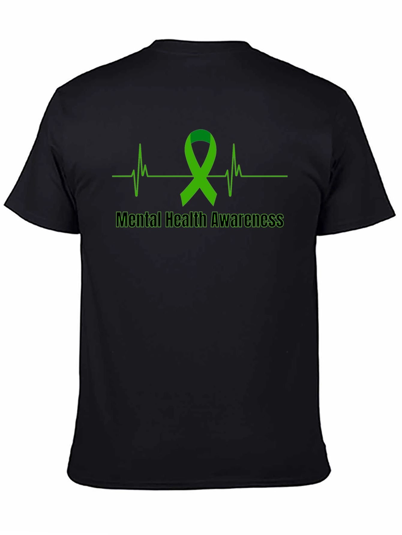 Mental Health Awareness Ribbon Graphic T-Shirt
