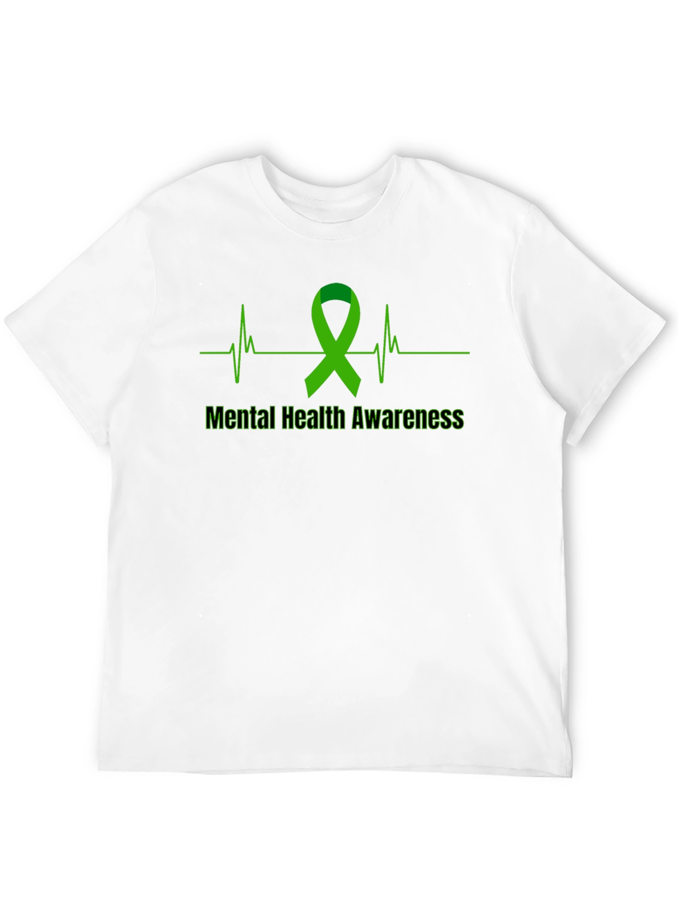 Mental Health Awareness Ribbon Graphic T-Shirt