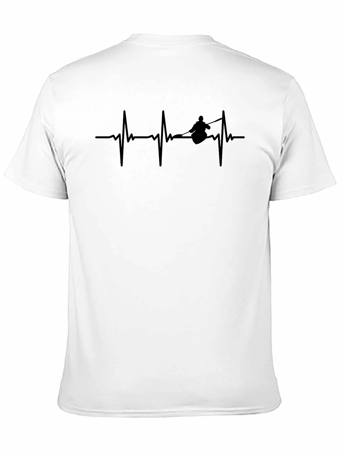Kayaking Heartbeat T-Shirt - Passionate Paddler Tee