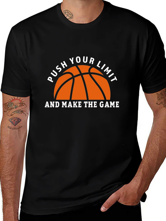 Basketball Graphic T-Shirt - Push Your Limit