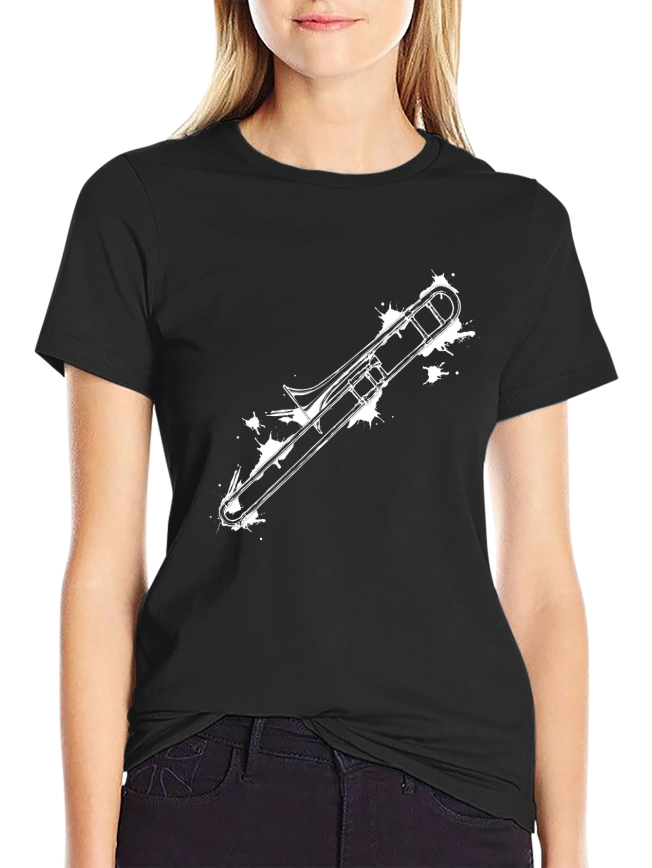 Trombone Graphic T-Shirt - Cool Musician Tee