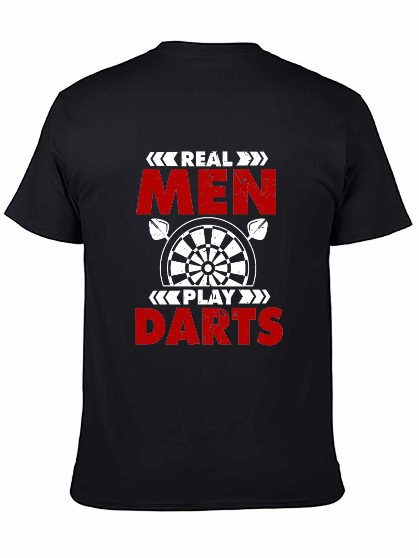 Real Men Play Darts Graphic T-Shirt