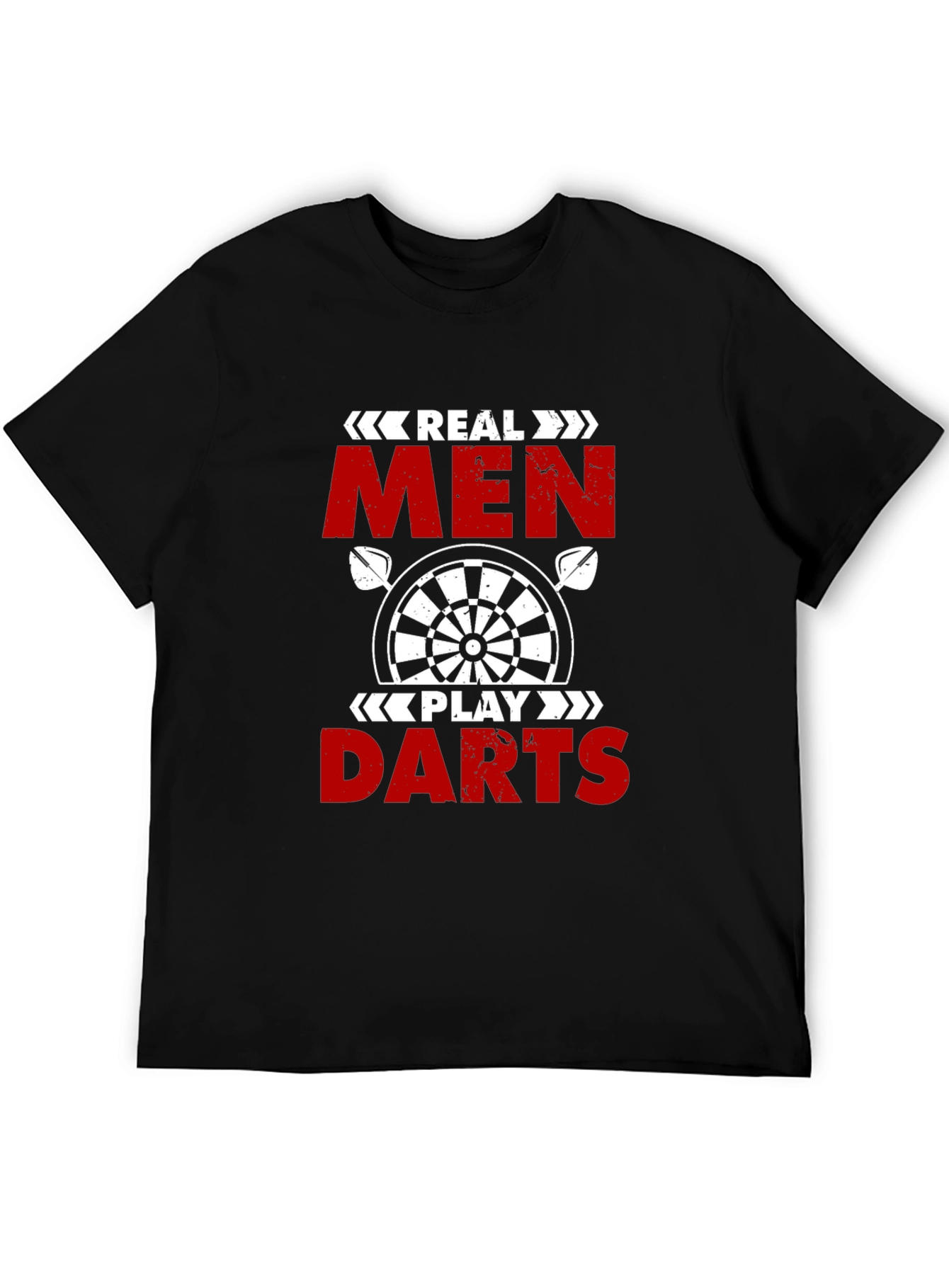 Real Men Play Darts Graphic T-Shirt