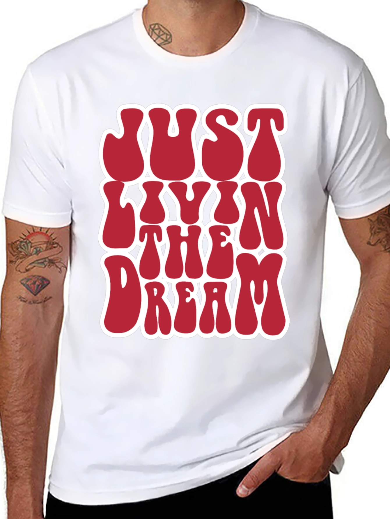 Just Livin The Dream Graphic Tee