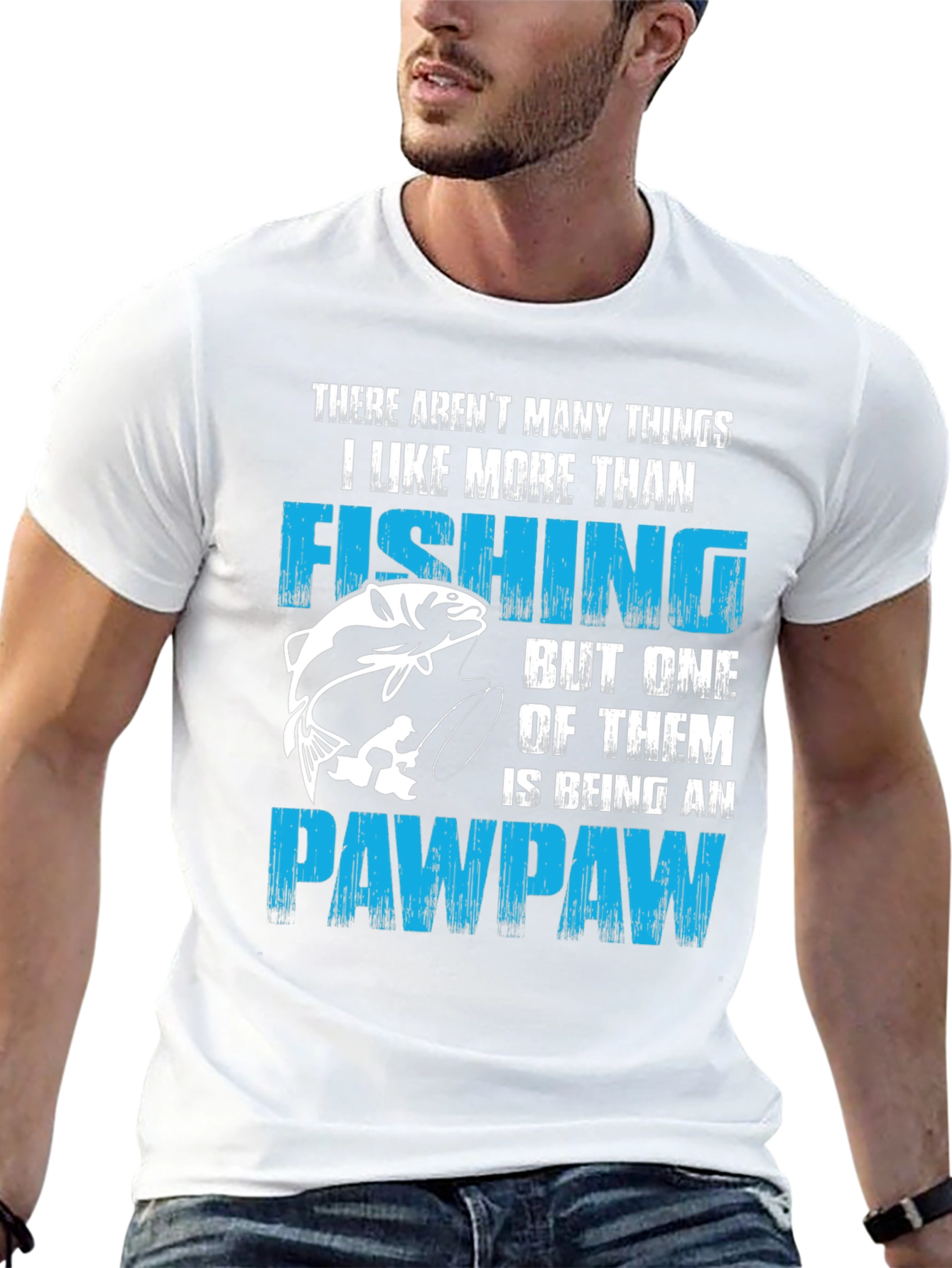 Fishing Pawpaw T-Shirt - Gift for Grandpas
