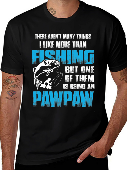 Fishing Pawpaw T-Shirt - Gift for Grandpas