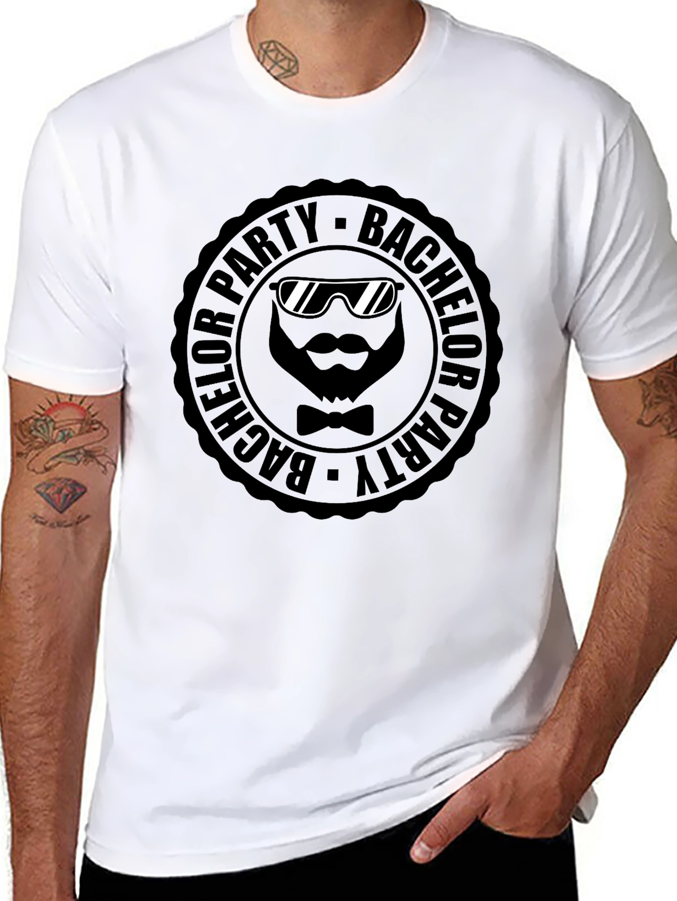 Bachelor Party Graphic Tee - Cool Groom Design