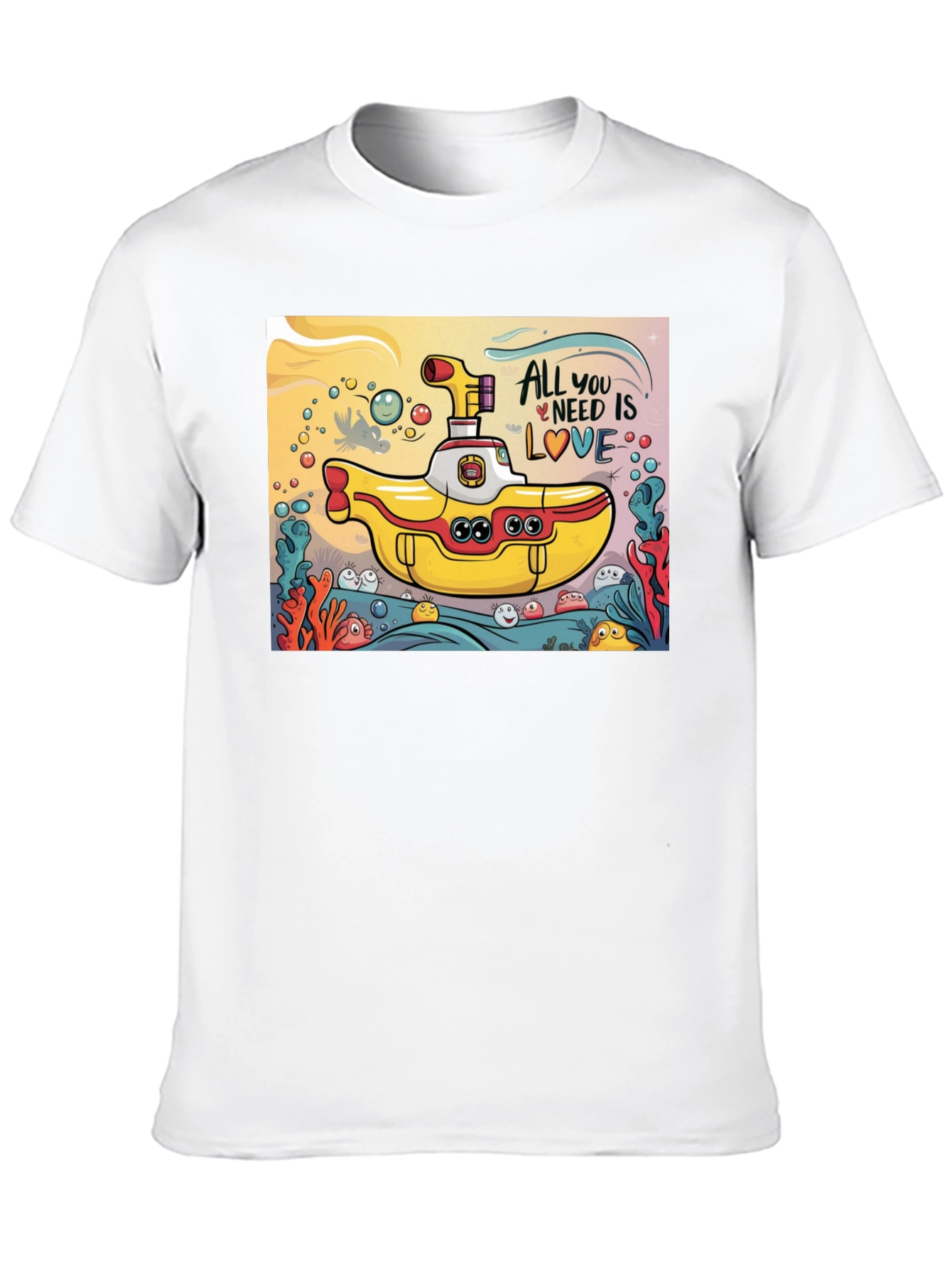 All You Need Is Love Yellow Submarine T-Shirt