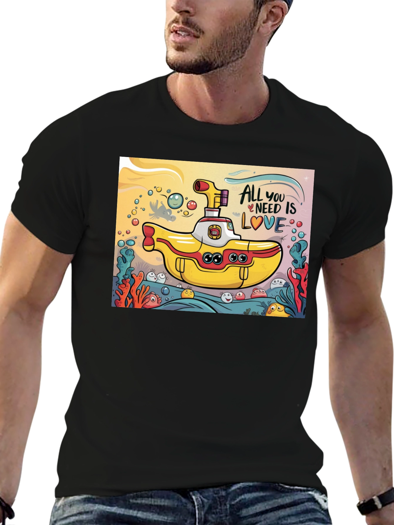 All You Need Is Love Yellow Submarine T-Shirt