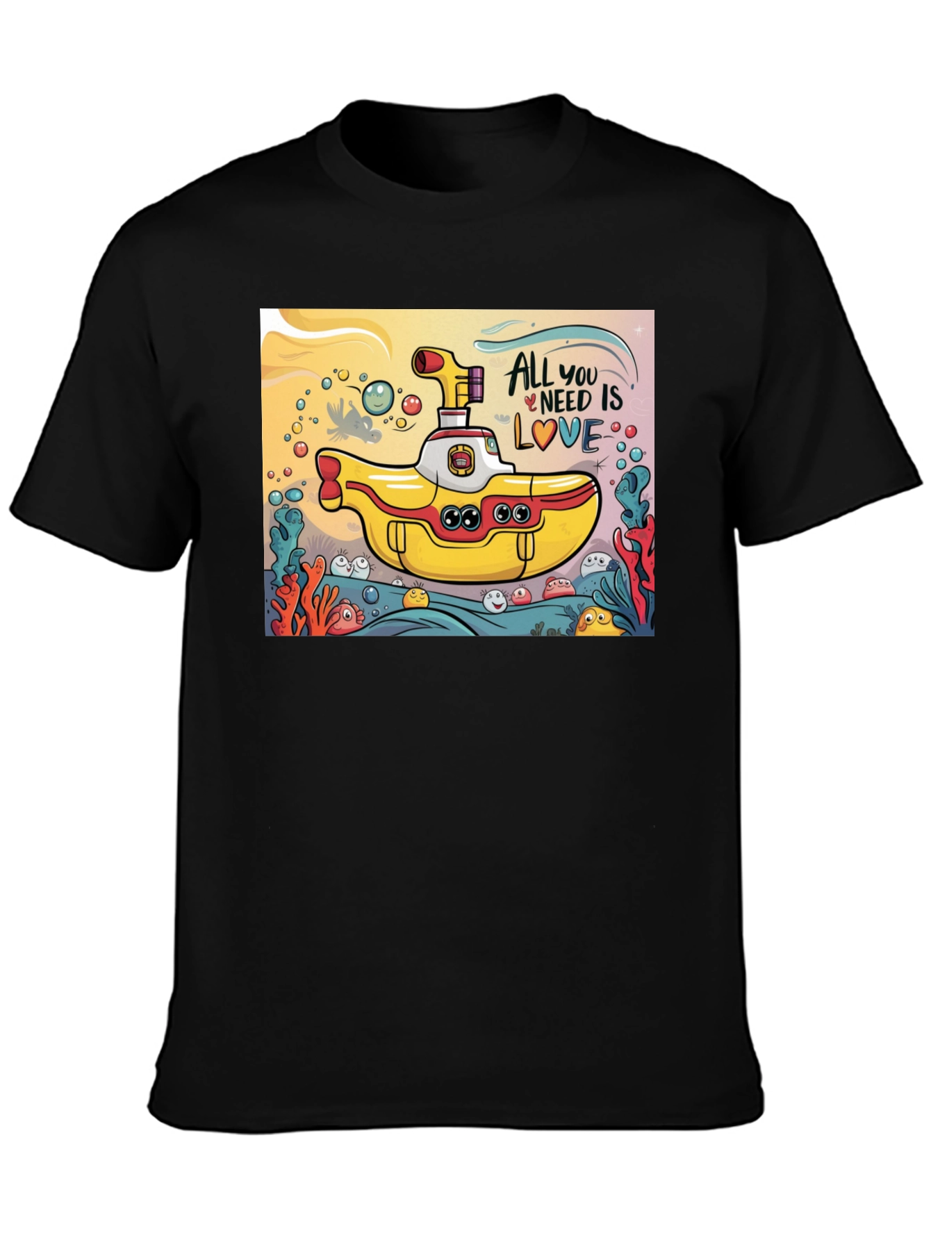All You Need Is Love Yellow Submarine T-Shirt