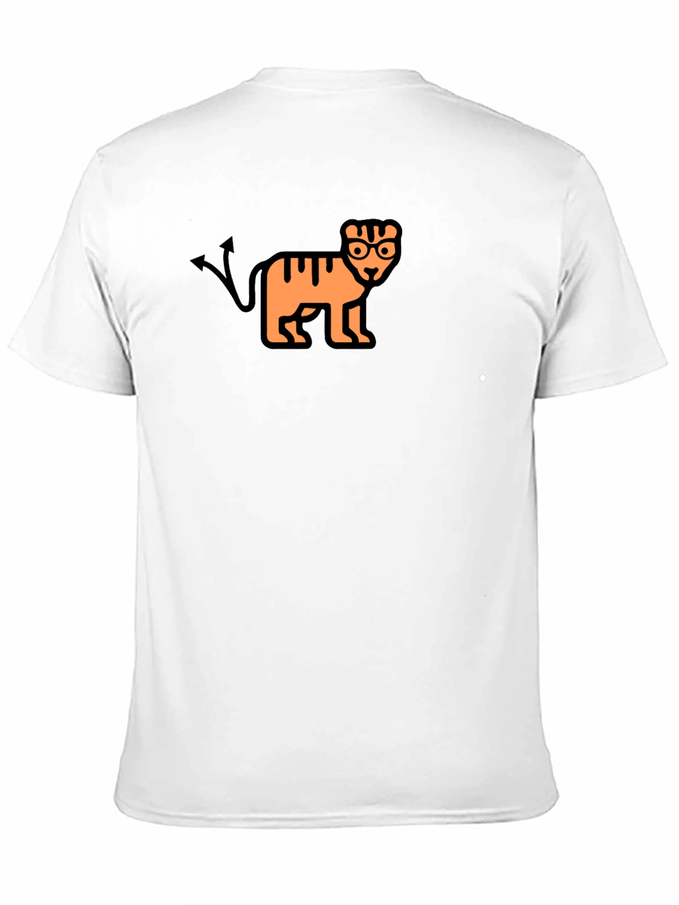 Devil Tiger Graphic Tee - Black T-Shirt