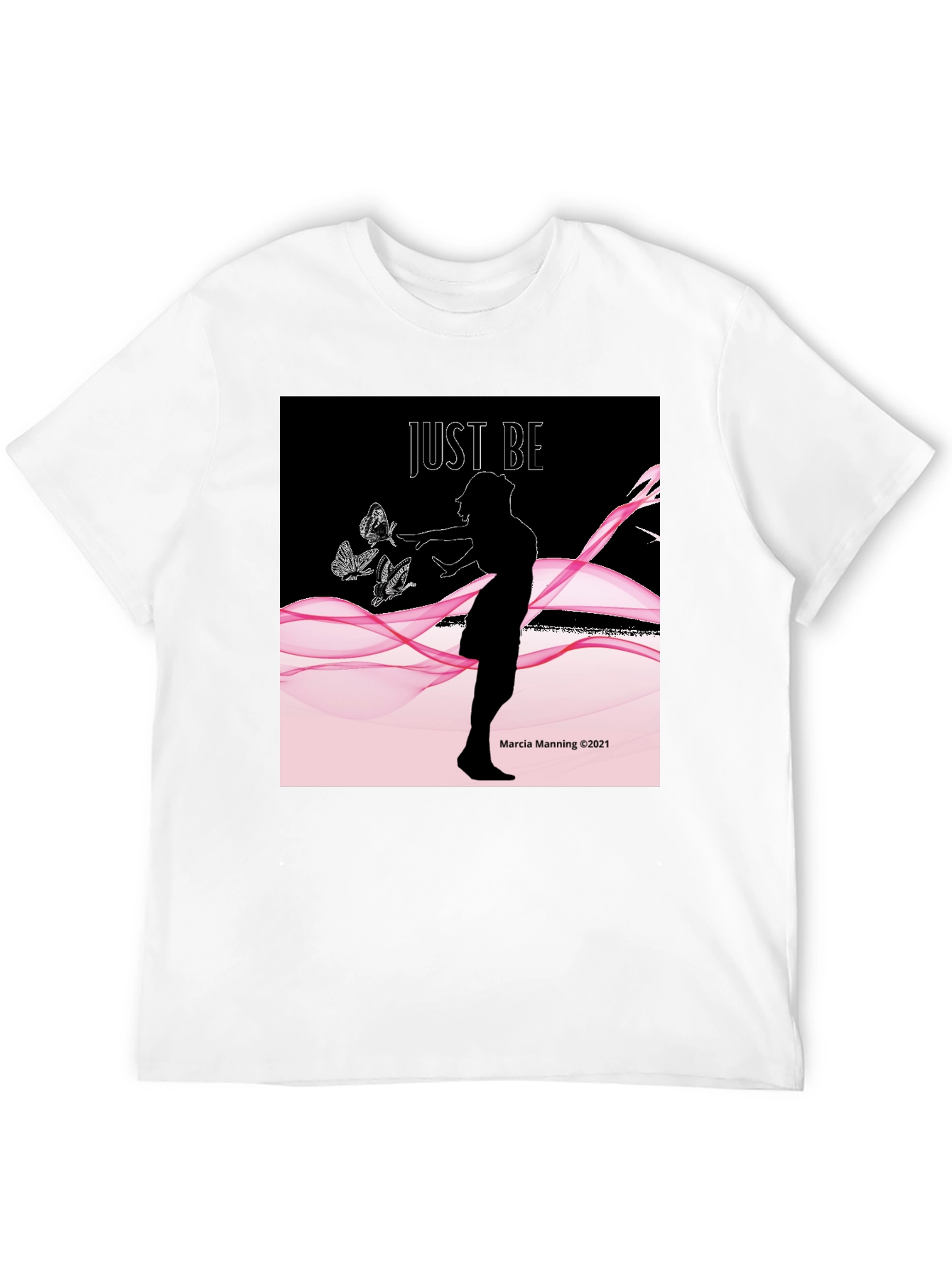 Just Be Womens Graphic Tee - Relaxed Fit