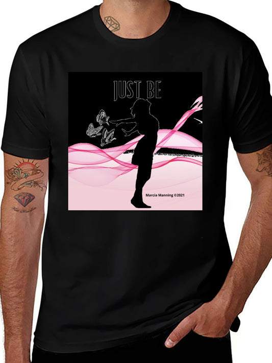 Just Be Womens Graphic Tee - Relaxed Fit
