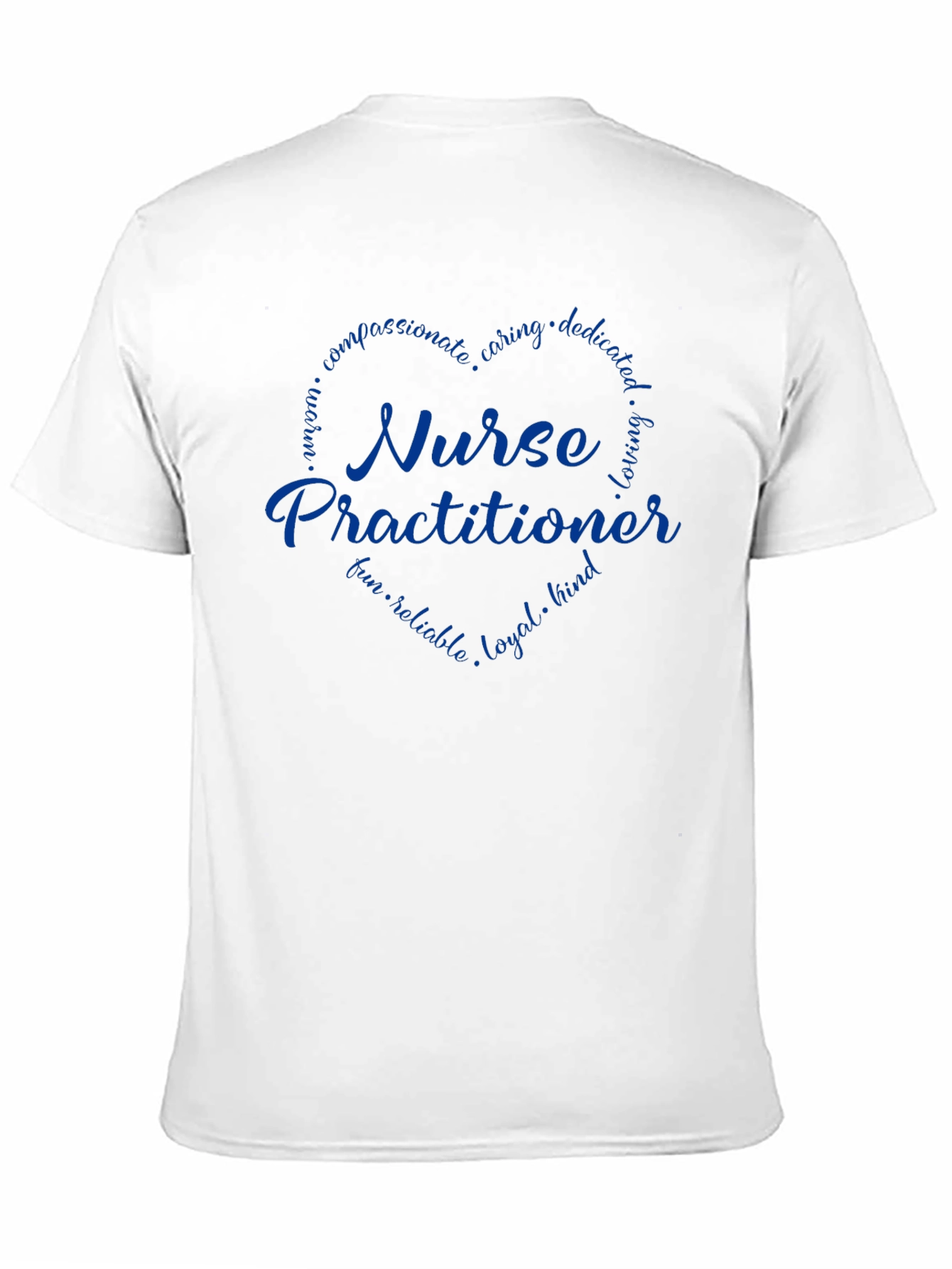 Nurse Practitioner Heart T-Shirt - Caring Professional Apparel