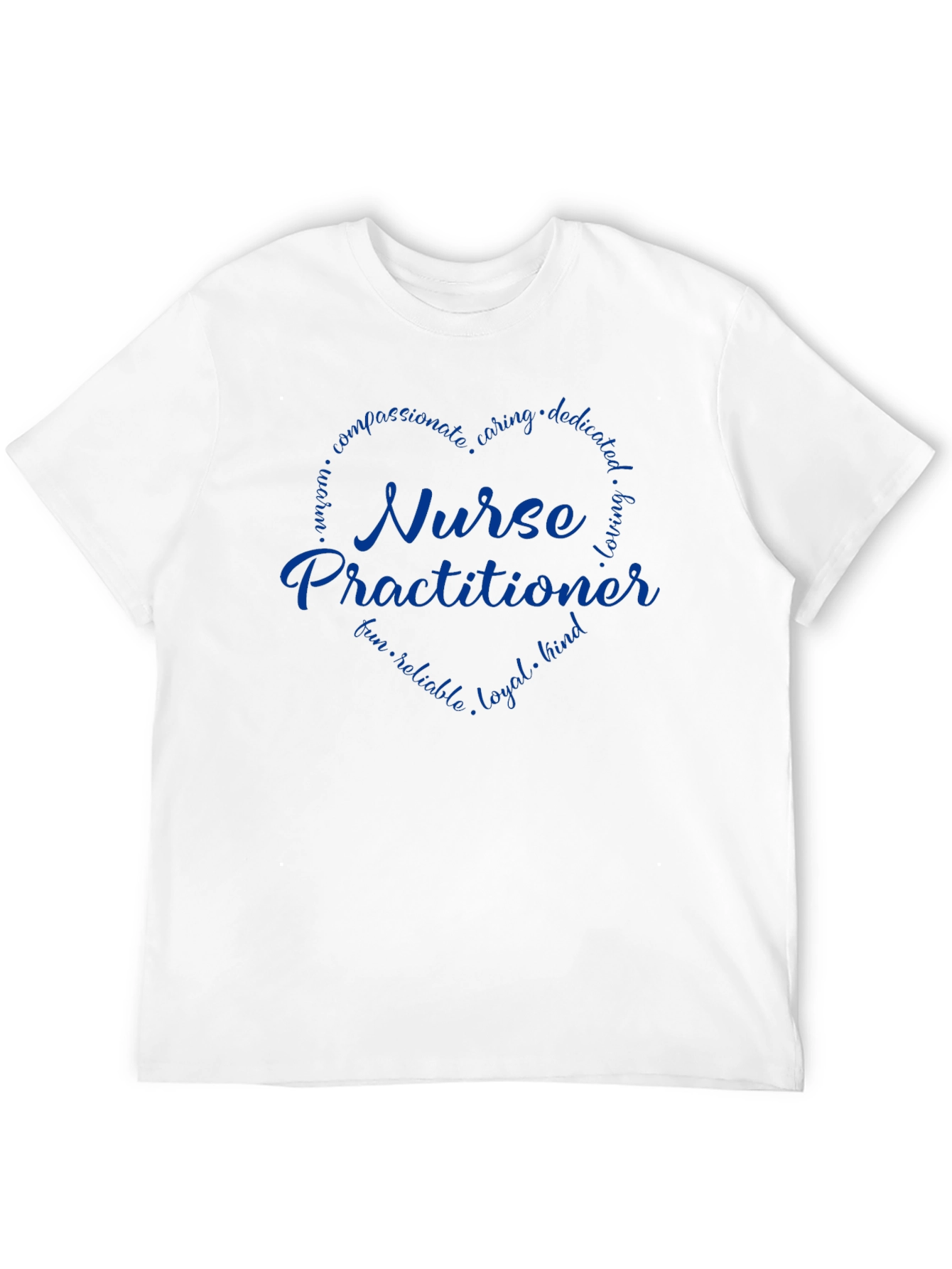 Nurse Practitioner Heart T-Shirt - Caring Professional Apparel