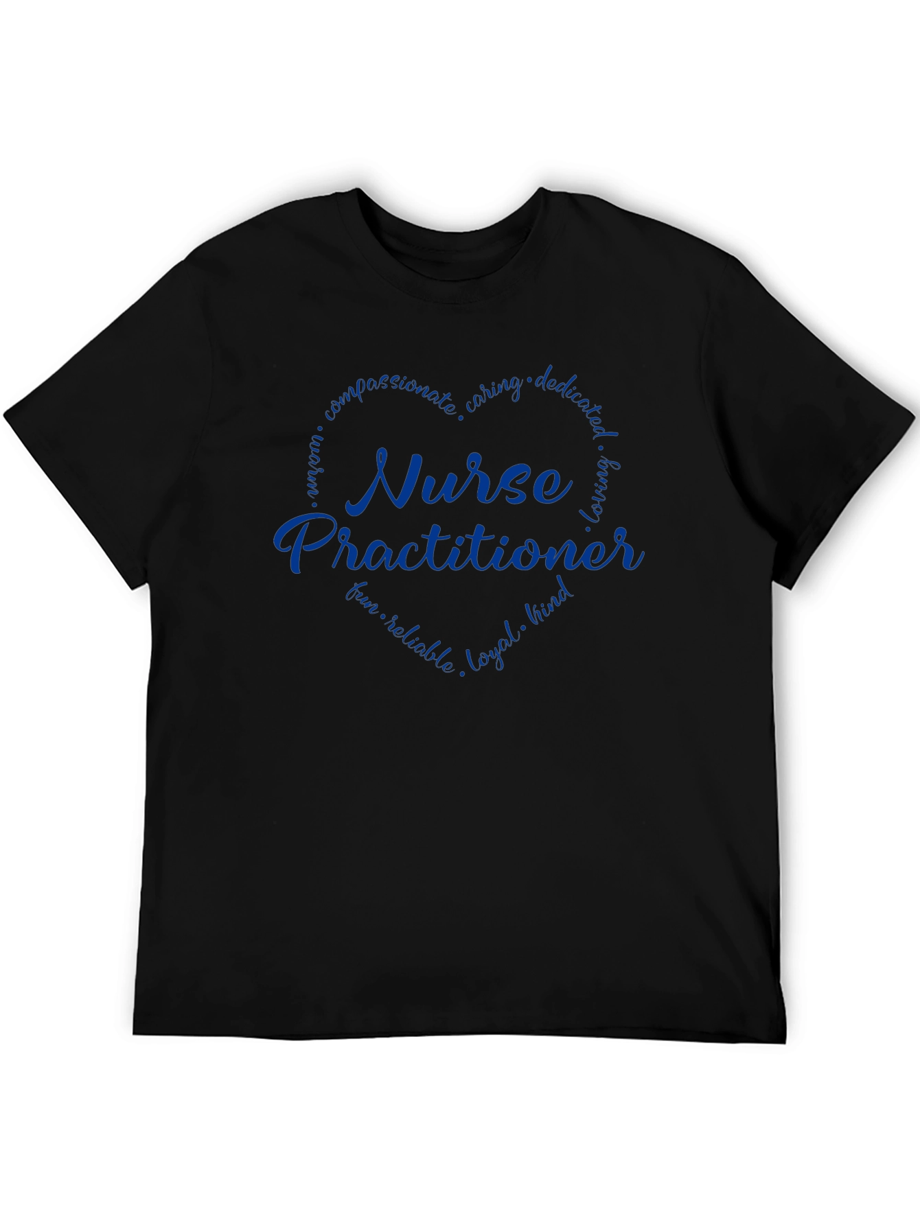 Nurse Practitioner Heart T-Shirt - Caring Professional Apparel