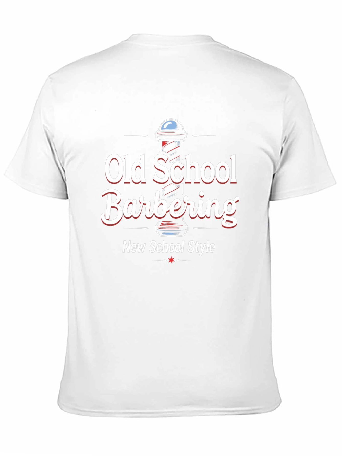 Old School Barbering T-Shirt - New School Style