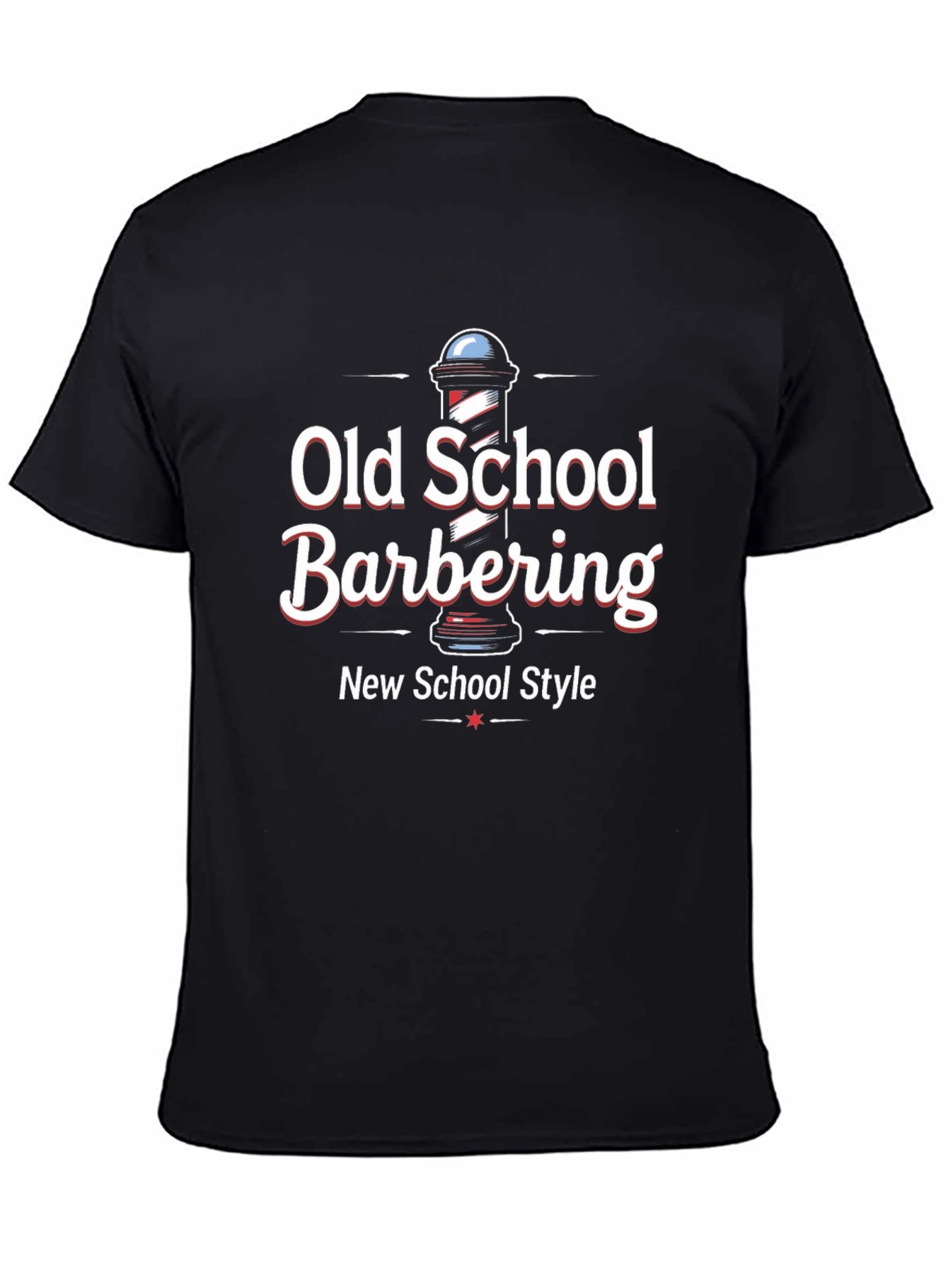 Old School Barbering T-Shirt - New School Style