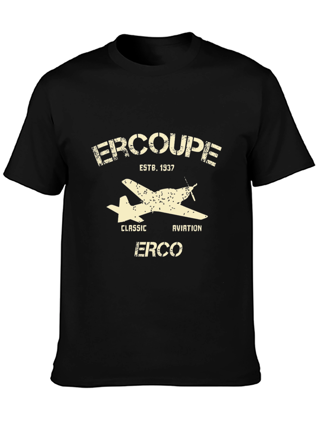 Ercoupe Aviation T-Shirt - Classic Airplane Tee