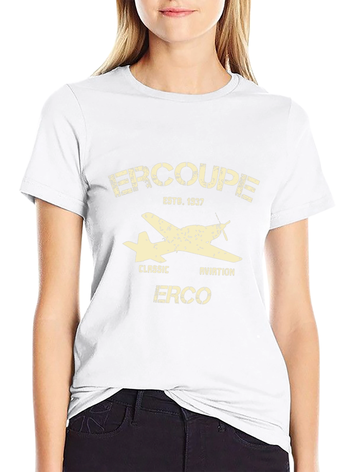 Ercoupe Aviation T-Shirt - Classic Airplane Tee