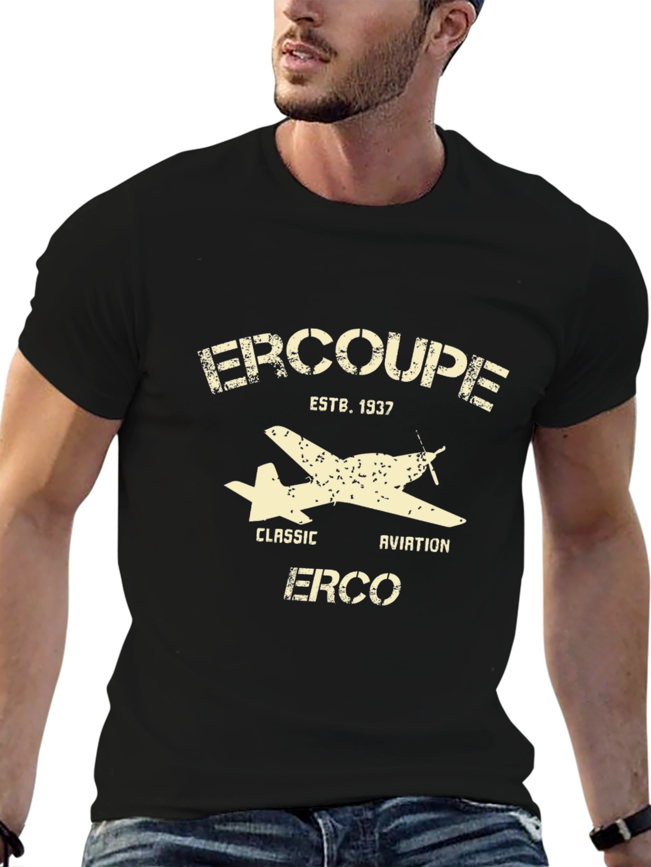 Ercoupe Aviation T-Shirt - Classic Airplane Tee