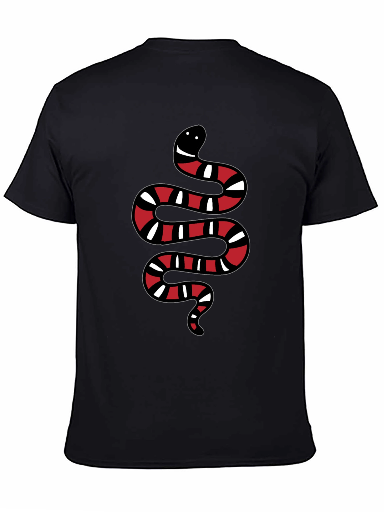 Snake Graphic Black T-Shirt