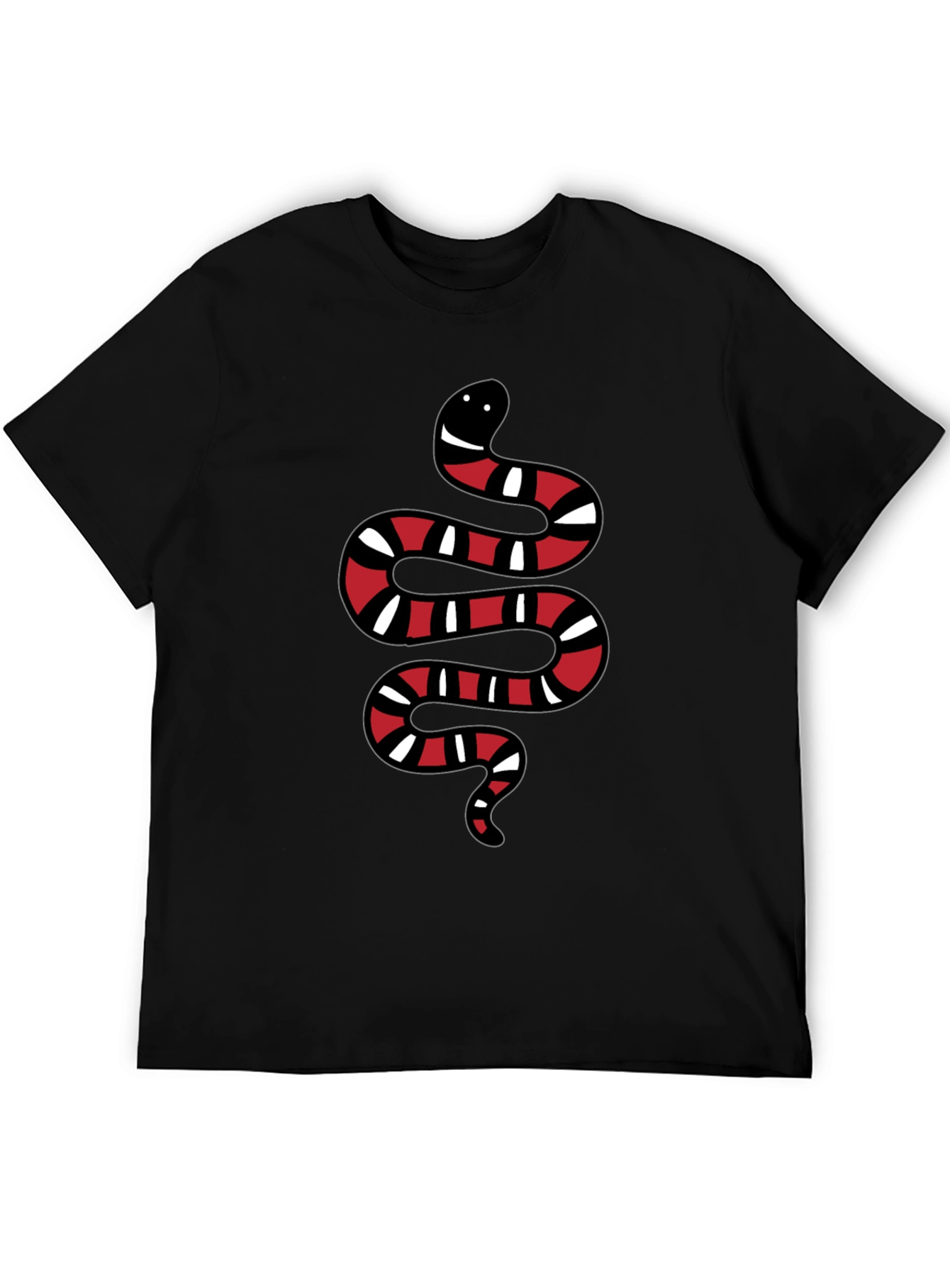 Snake Graphic Black T-Shirt