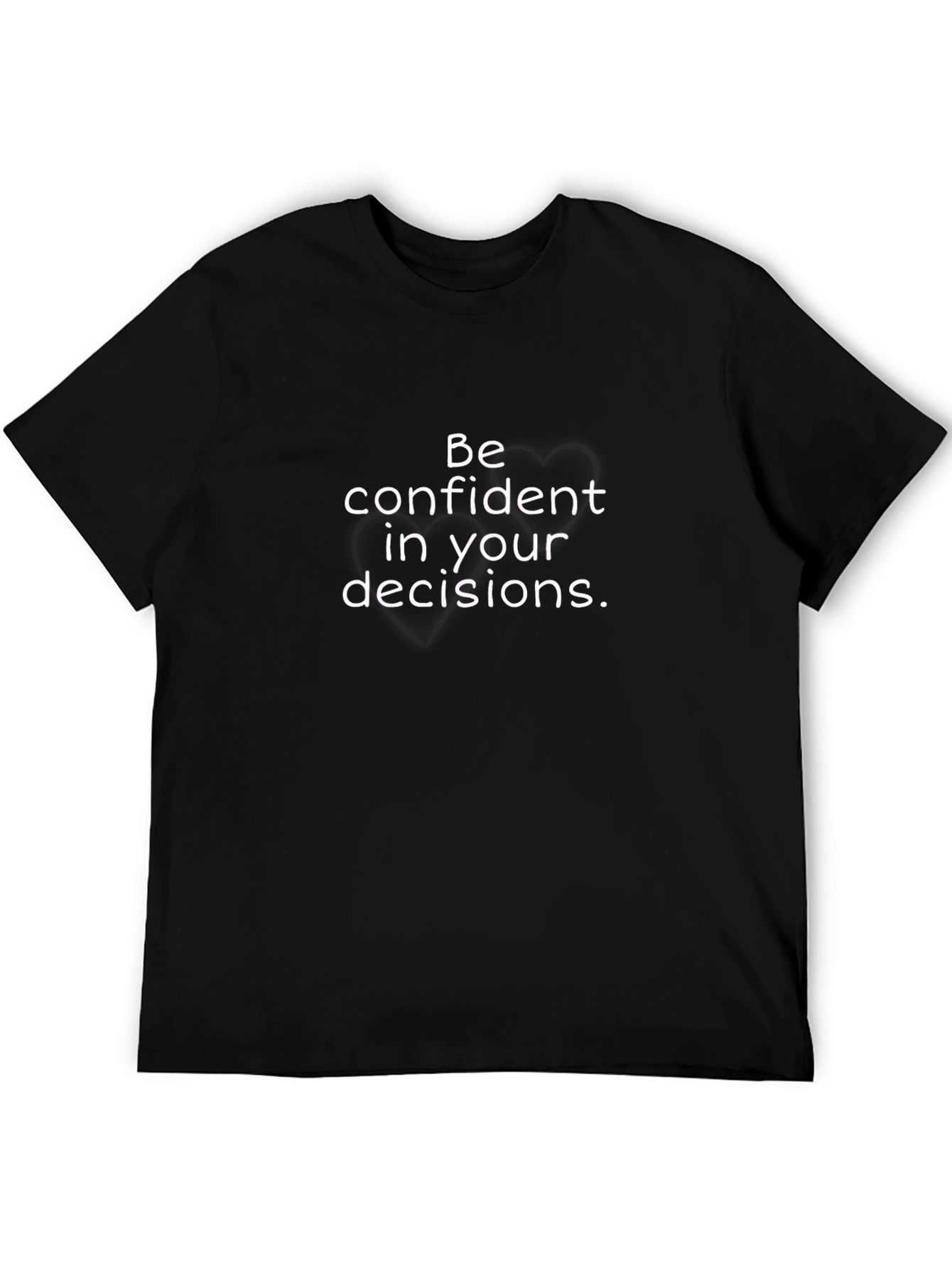 Confident Decisions Black T-Shirt