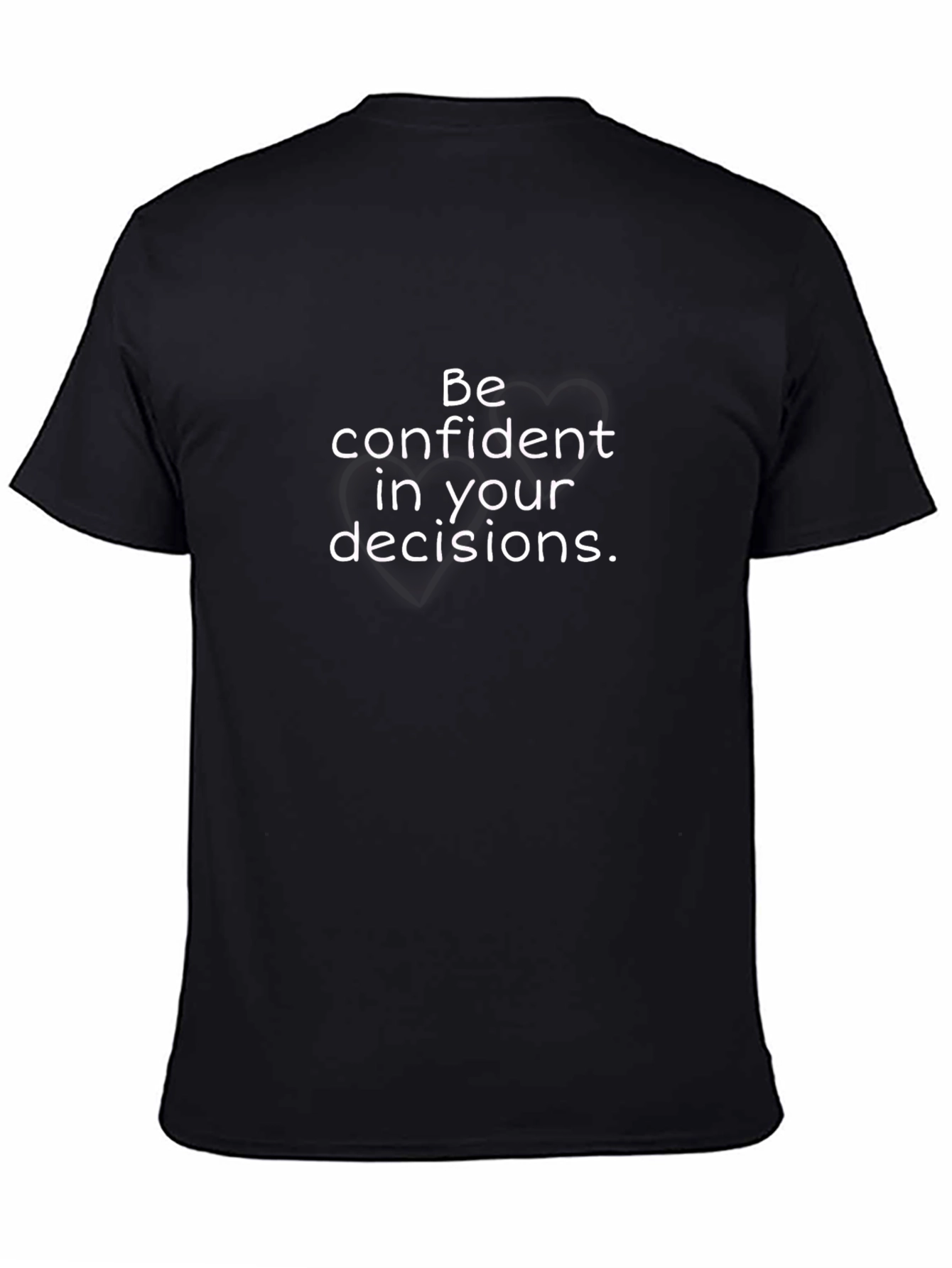 Confident Decisions Black T-Shirt