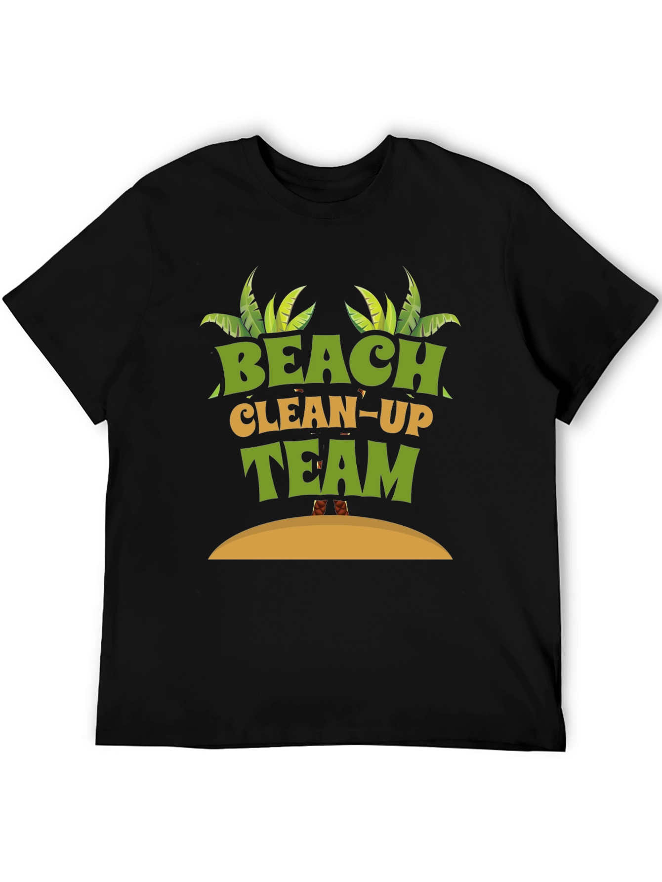 Beach Clean-Up Team Graphic T-Shirt