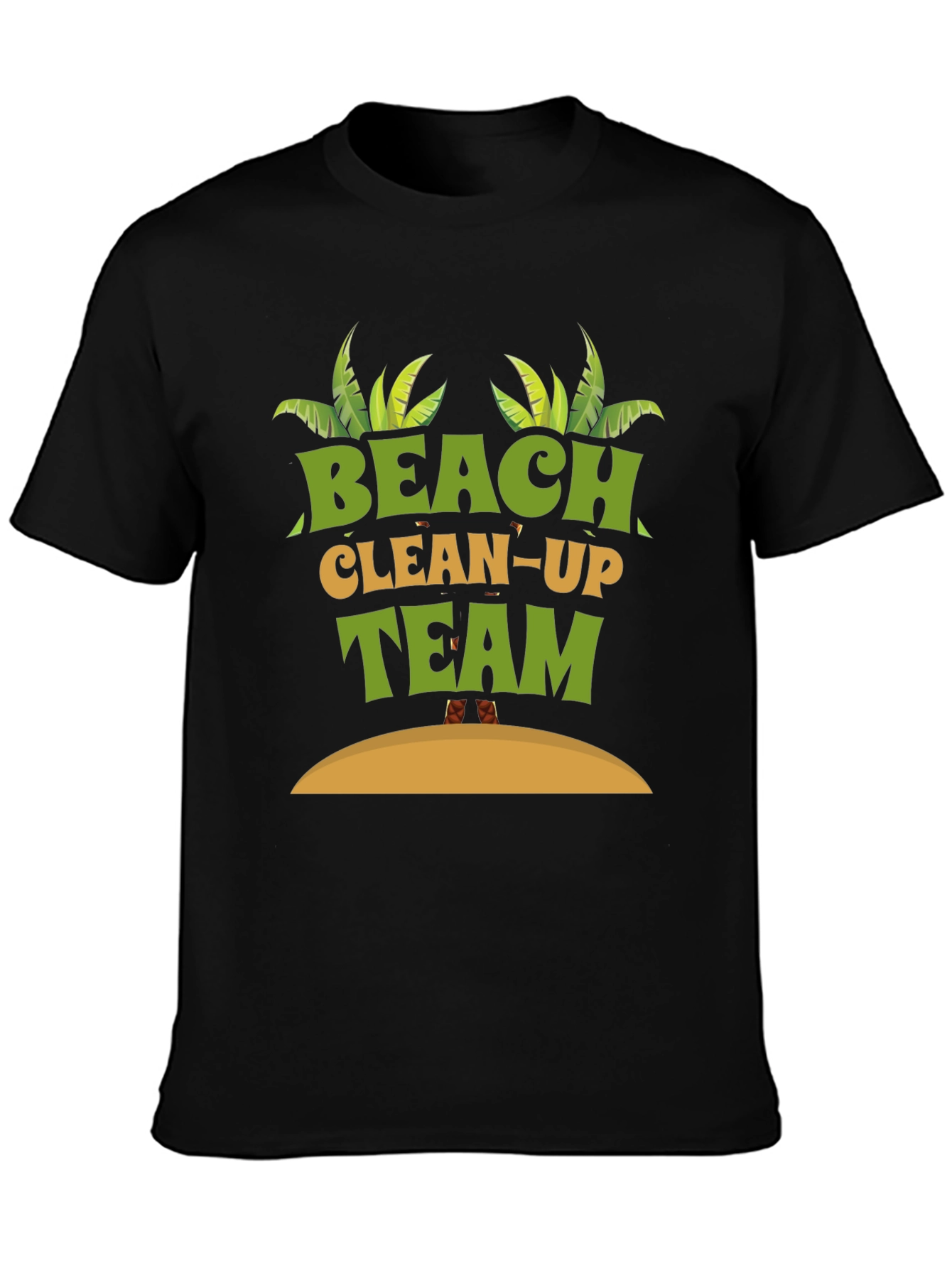 Beach Clean-Up Team Graphic T-Shirt