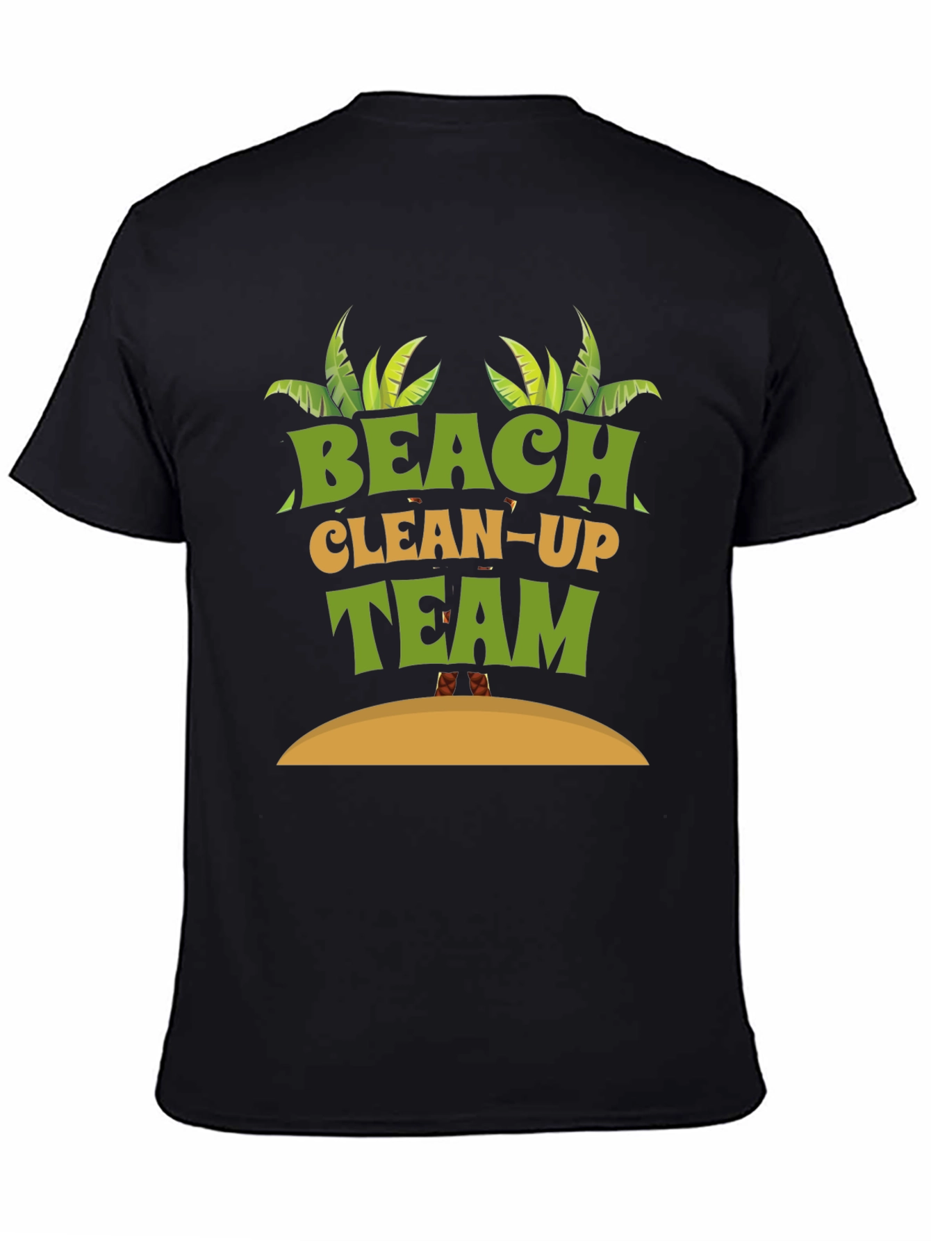 Beach Clean-Up Team Graphic T-Shirt