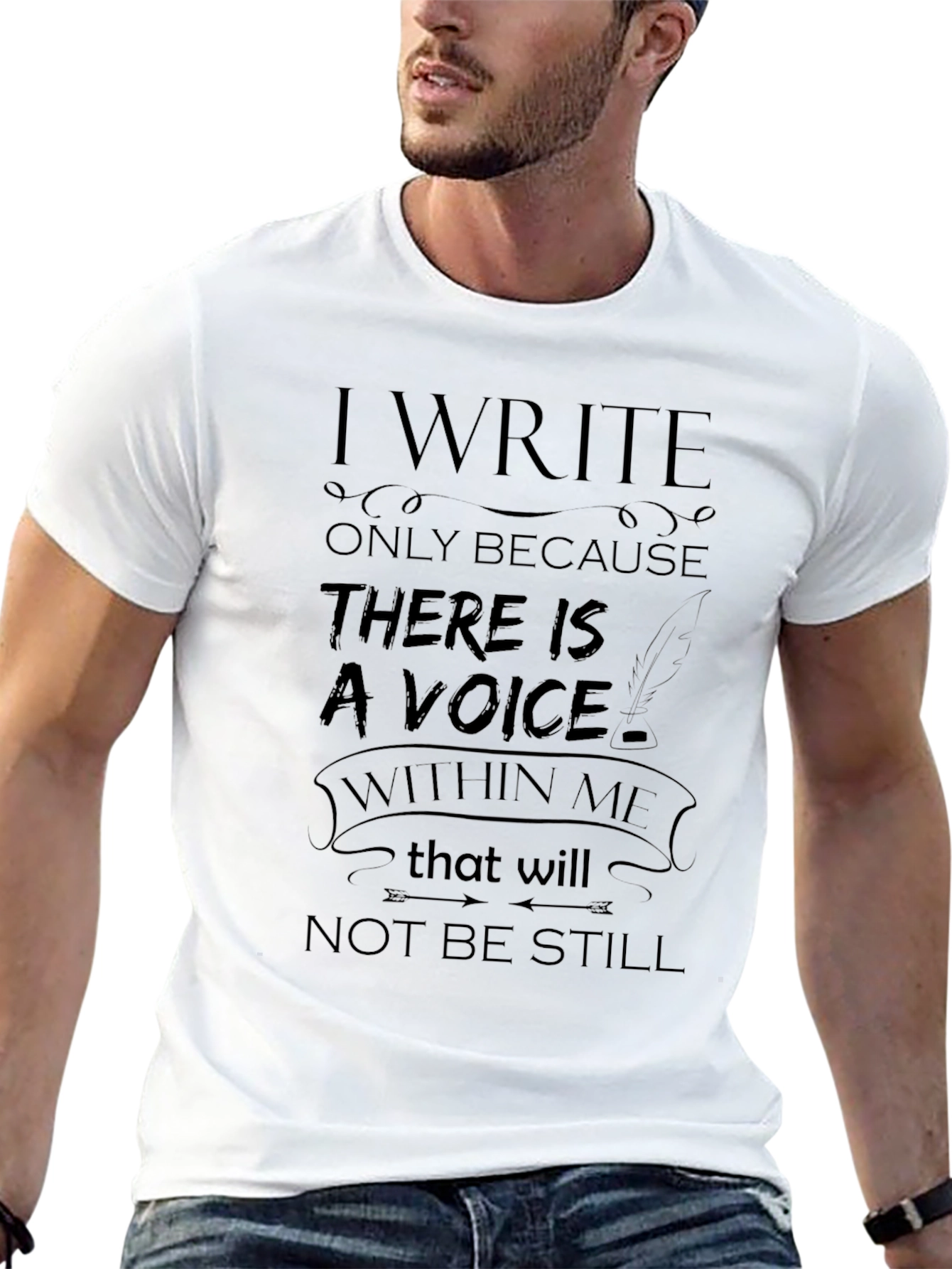 I Write Because There Is A Voice T-Shirt