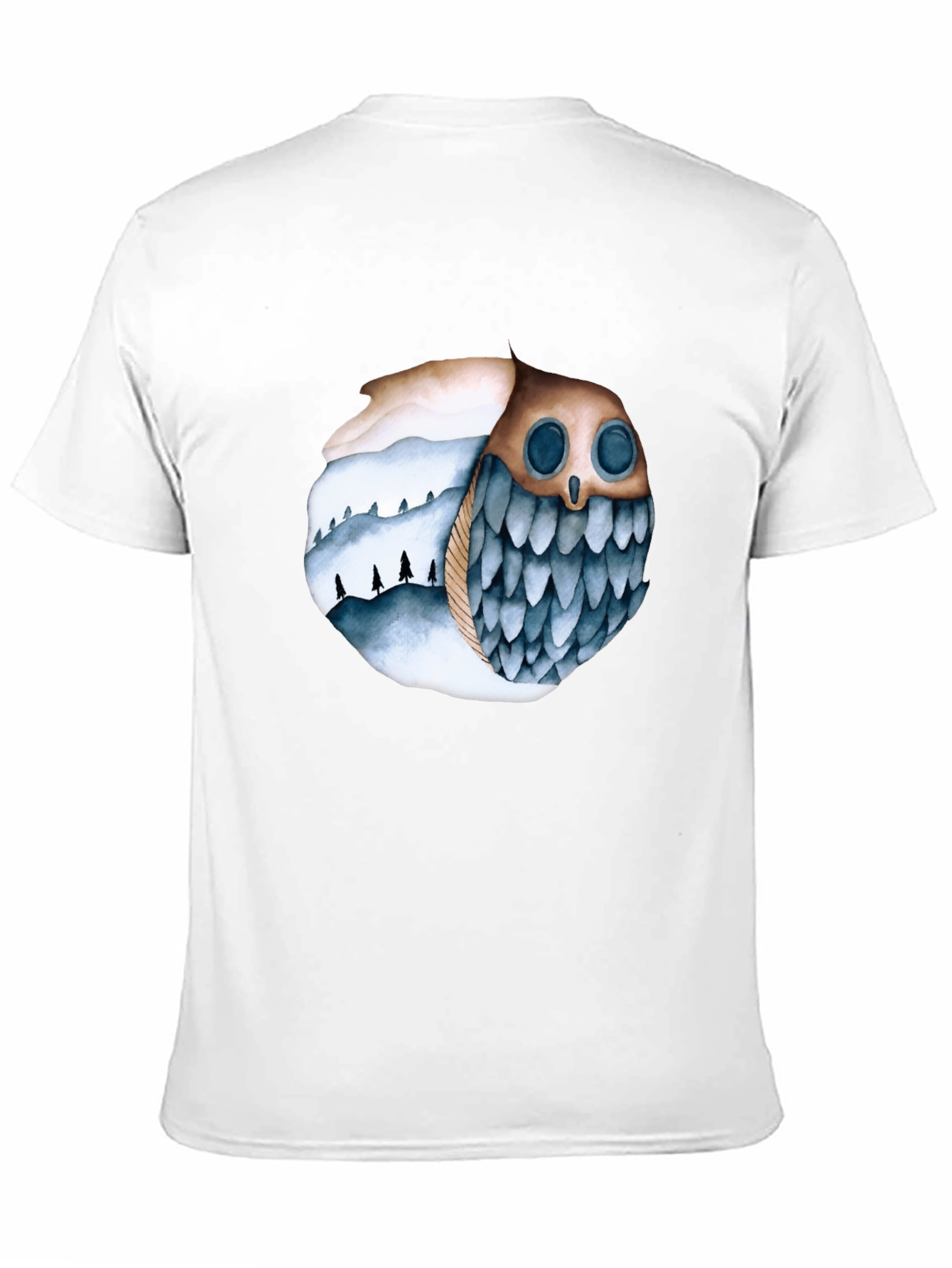 Owl and Mountain T-Shirt
