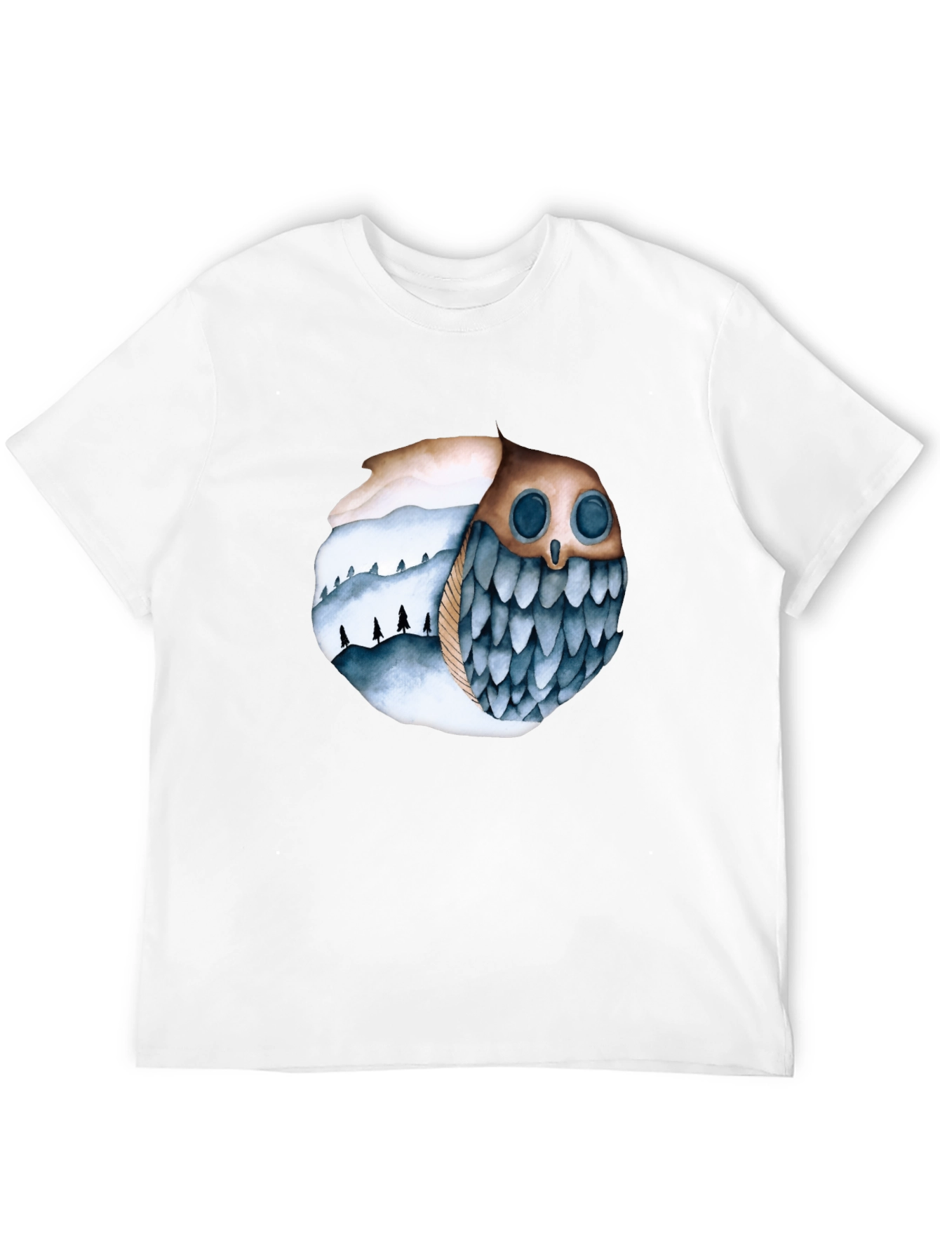 Owl and Mountain T-Shirt